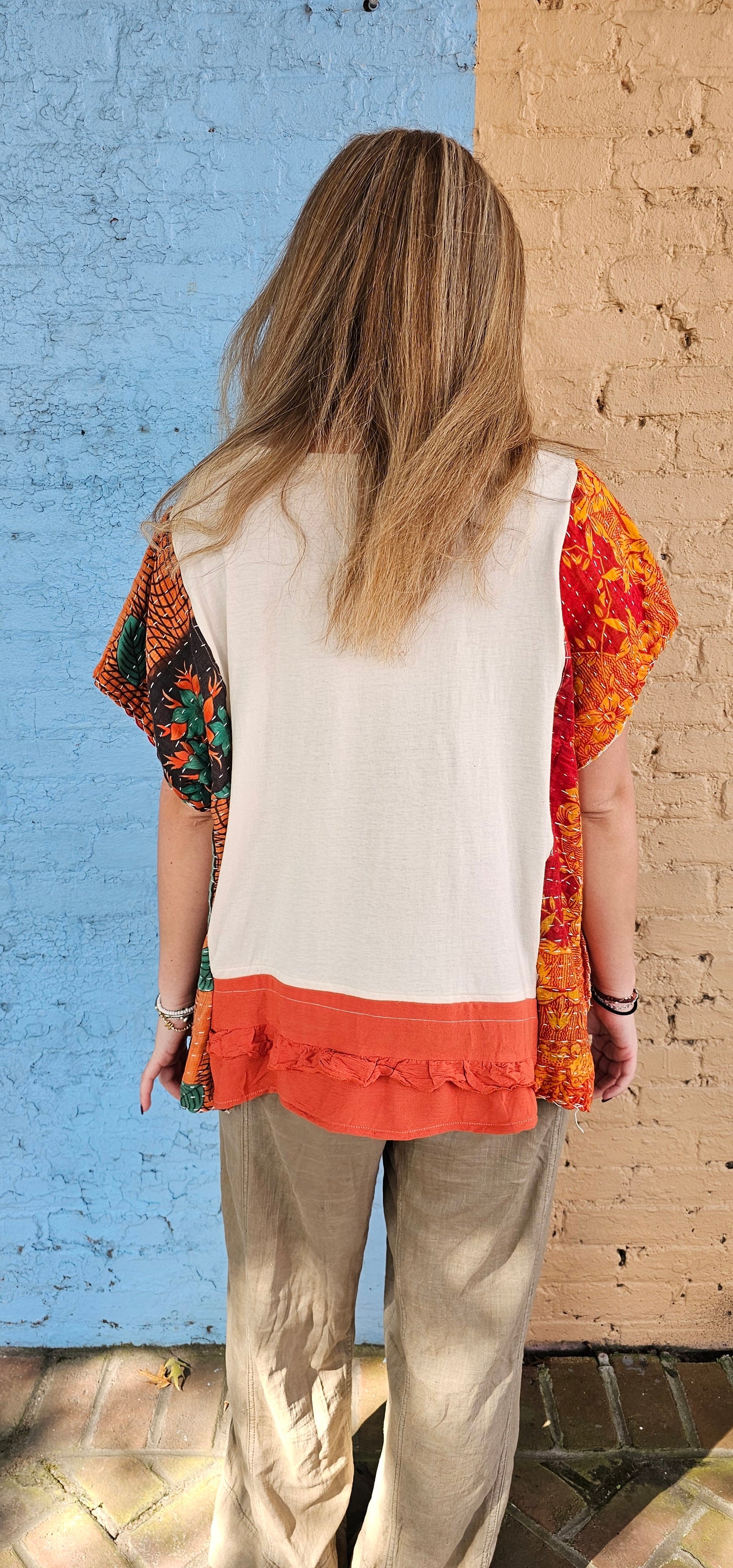 Grow Freely Kantha Diva Flow Top 1238