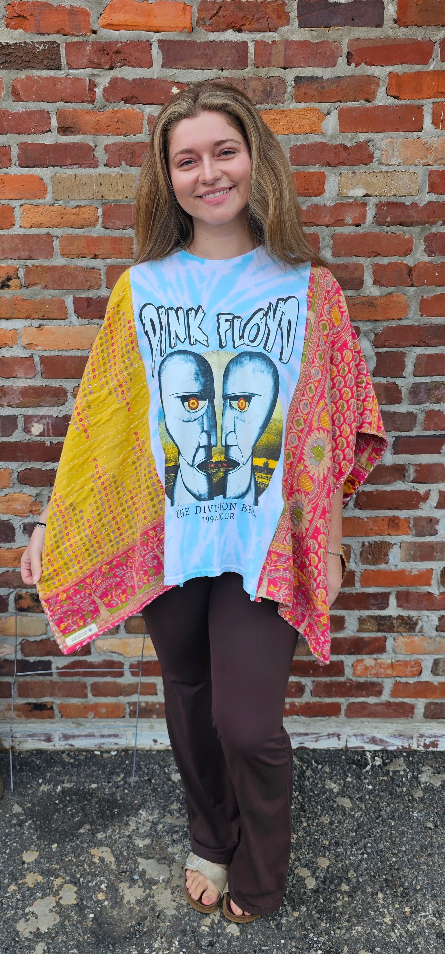 Pink Floyd Kantha Poncho 1134