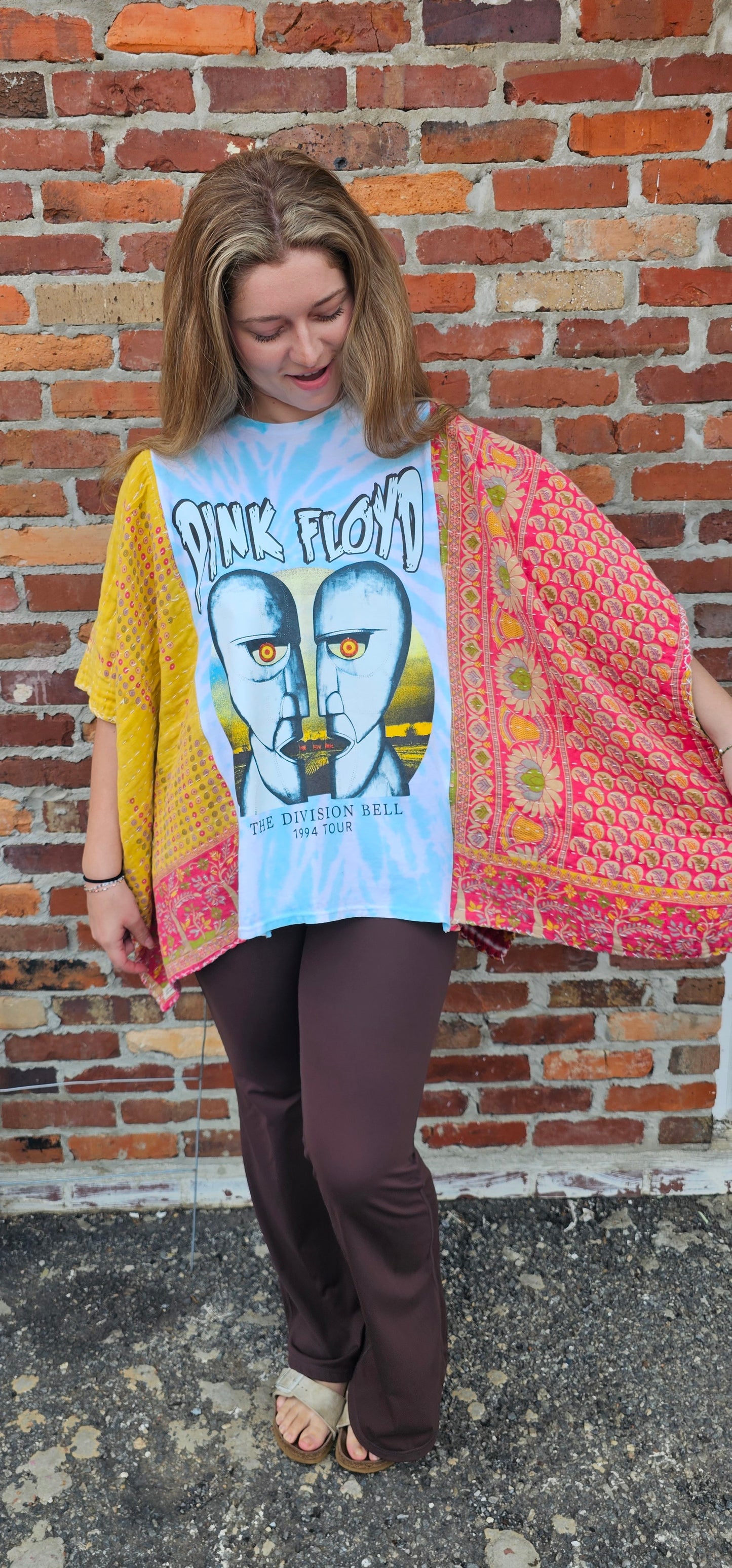 Pink Floyd Kantha Poncho 1134