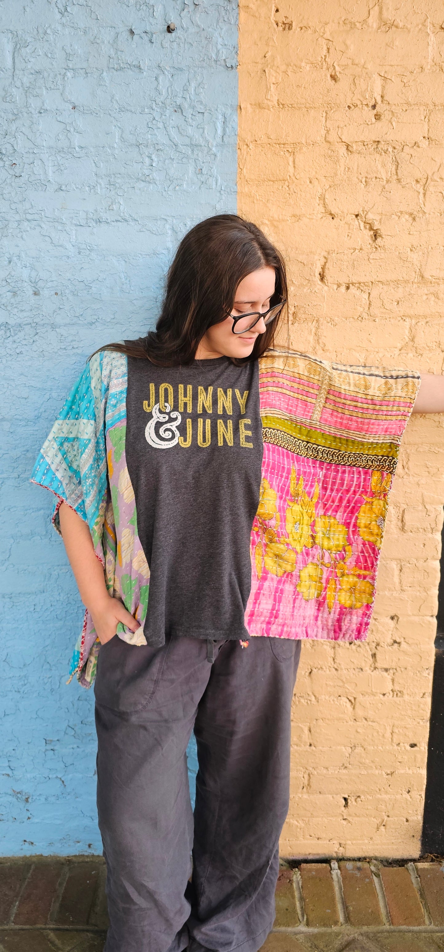 Johnny and June Kantha Top