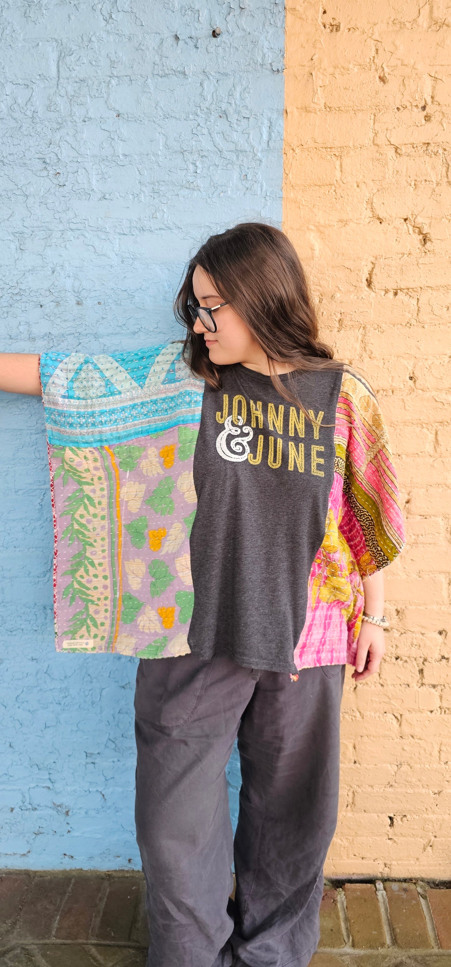 Johnny and June Kantha Top