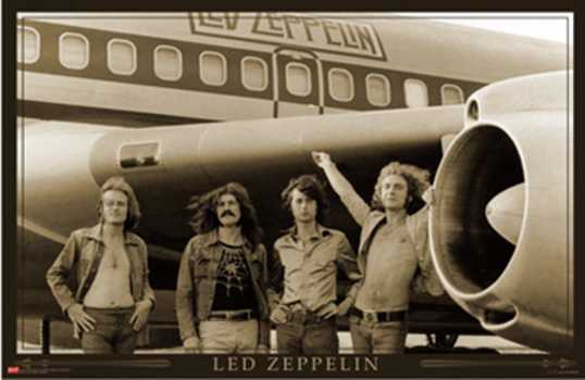 Led Zeppelin with The Starship Poster