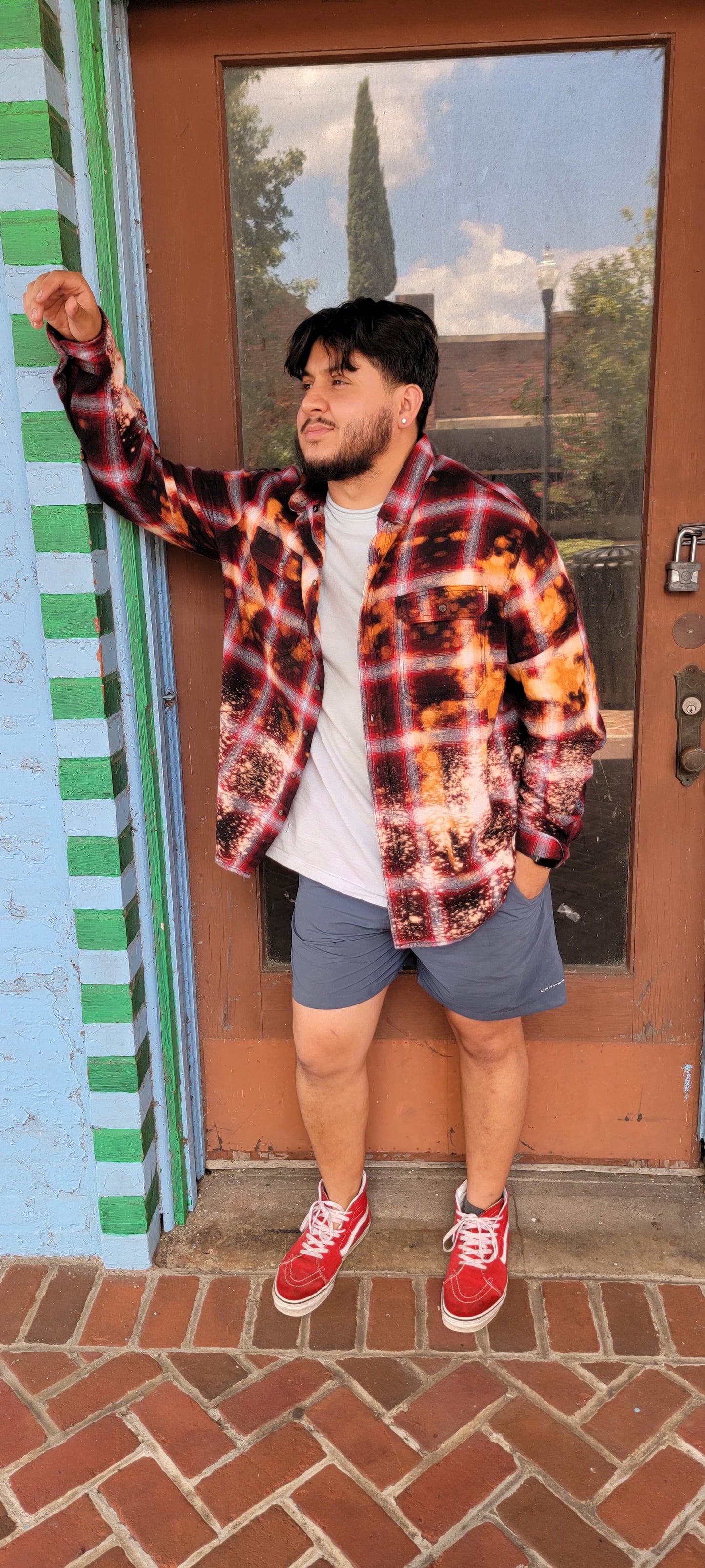 Widespread Panic Little Kin Bleached Flannel Size 2XL
