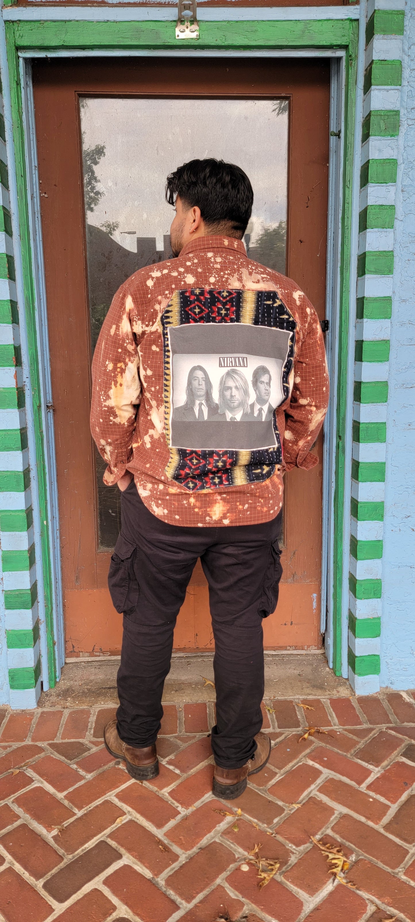 Nirvana Bleached Upcycled Flannel
