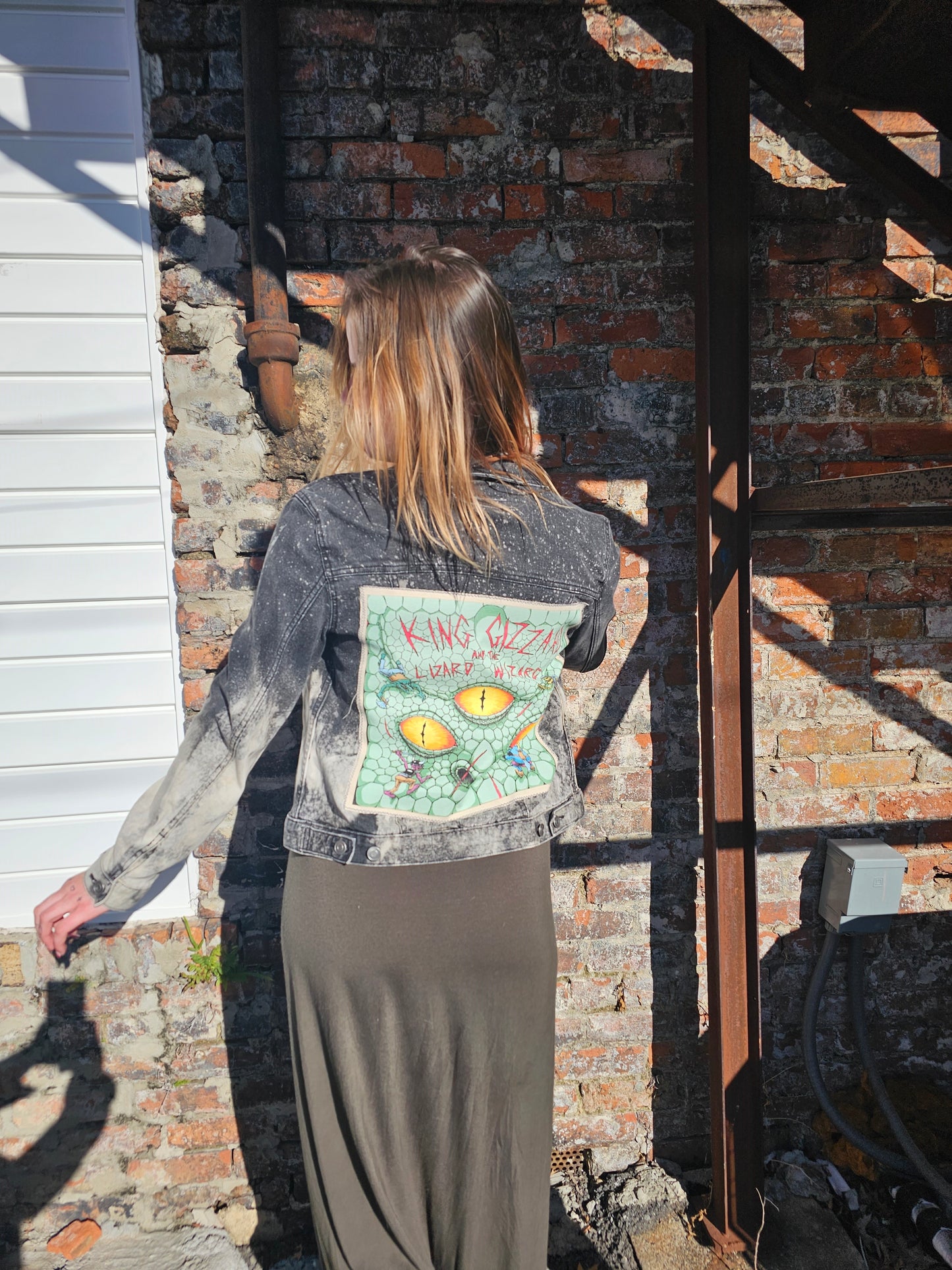 King Gizzard and the Lizard Wizard Bleached Jacket size Medium
