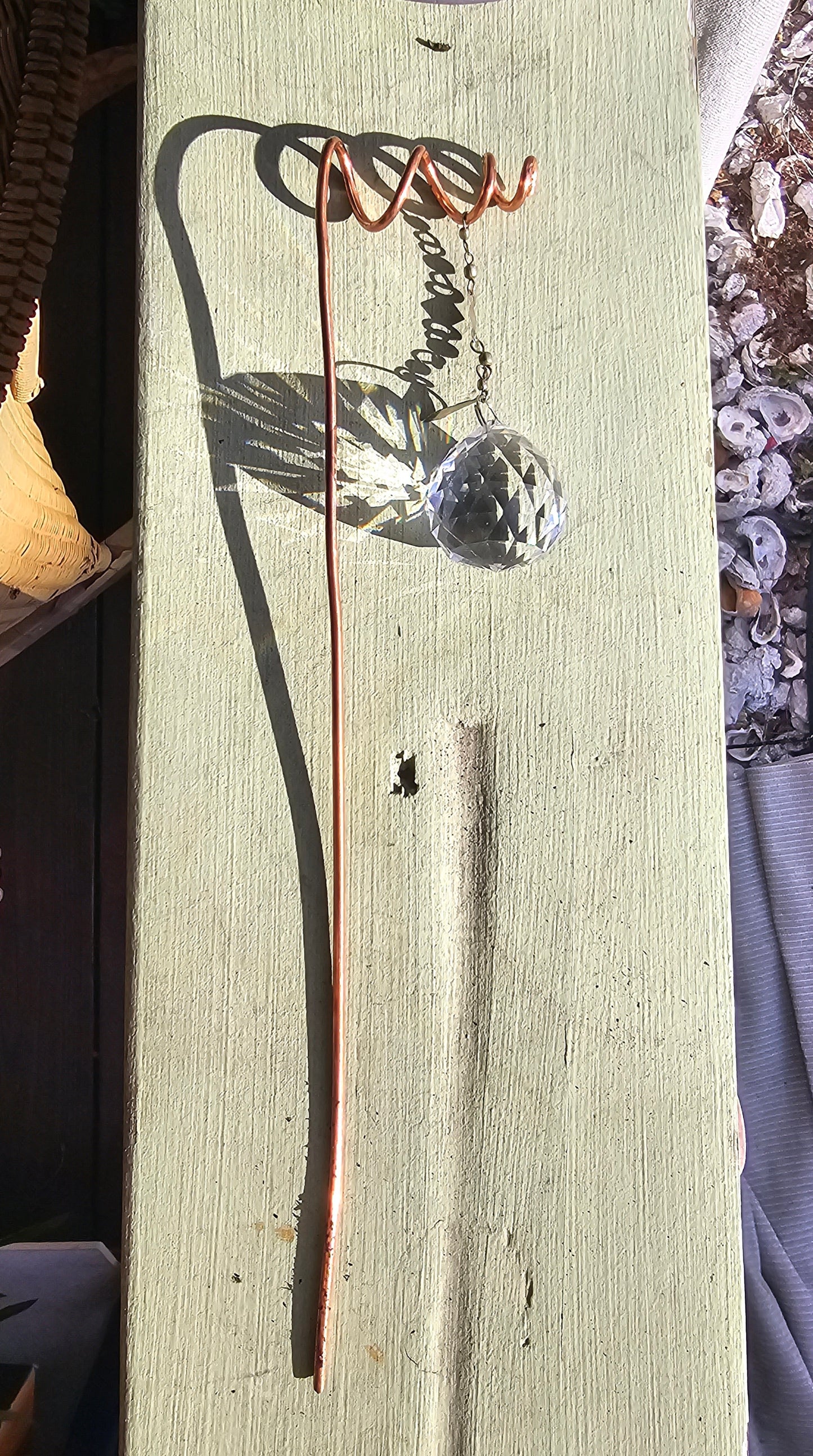 Prism Copper Plant Stake