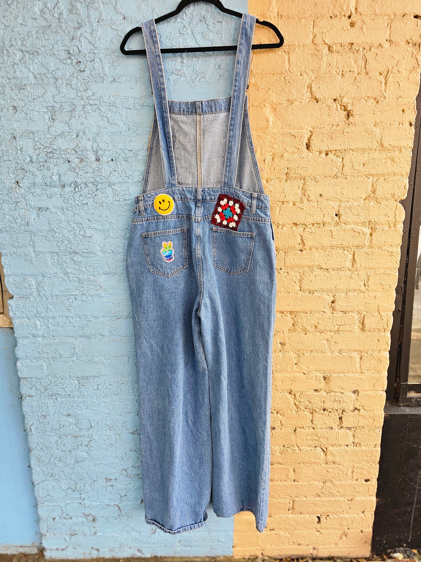 Kantha Denim Overalls size XL