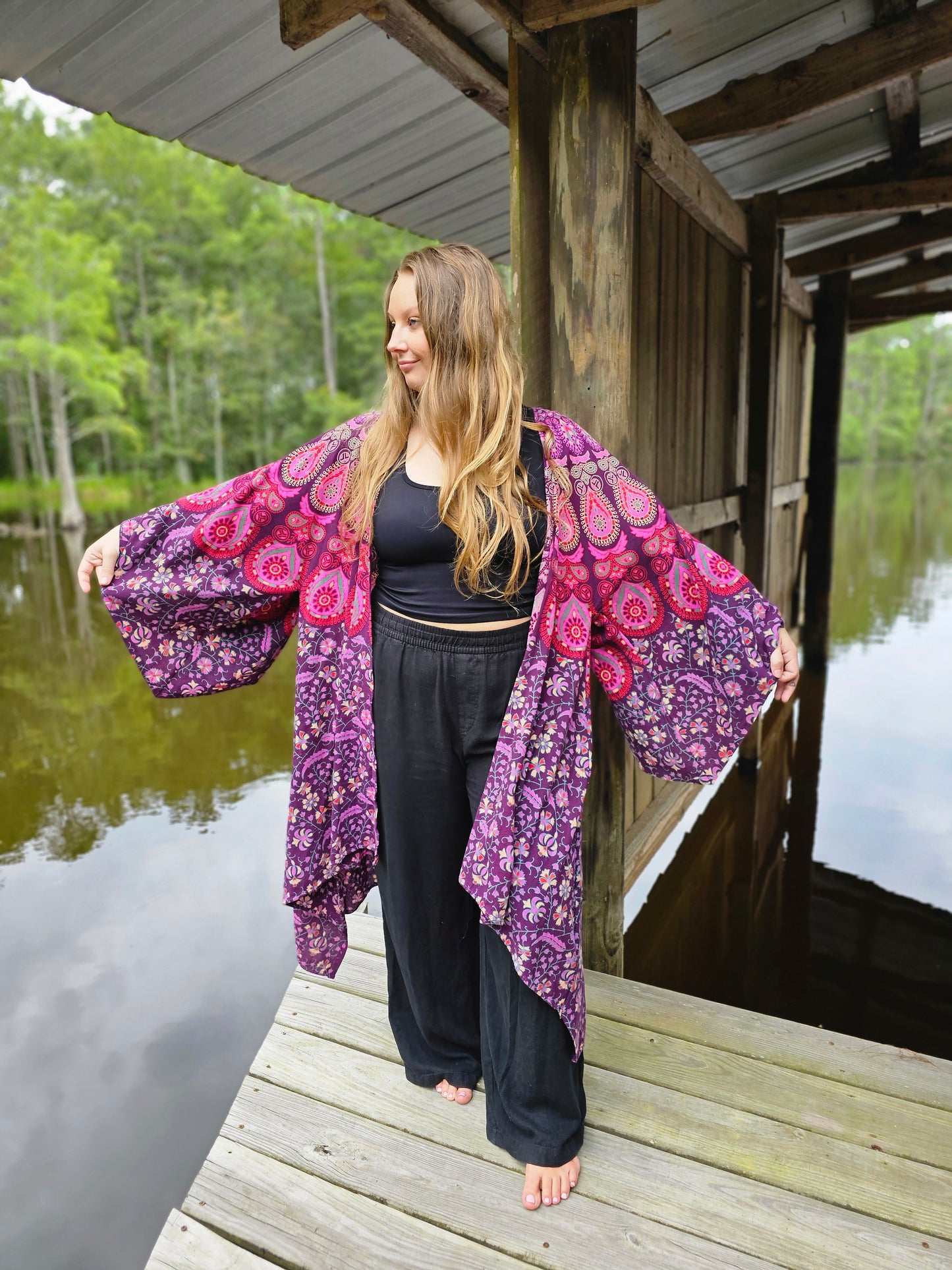 Purple Mandala Robe
