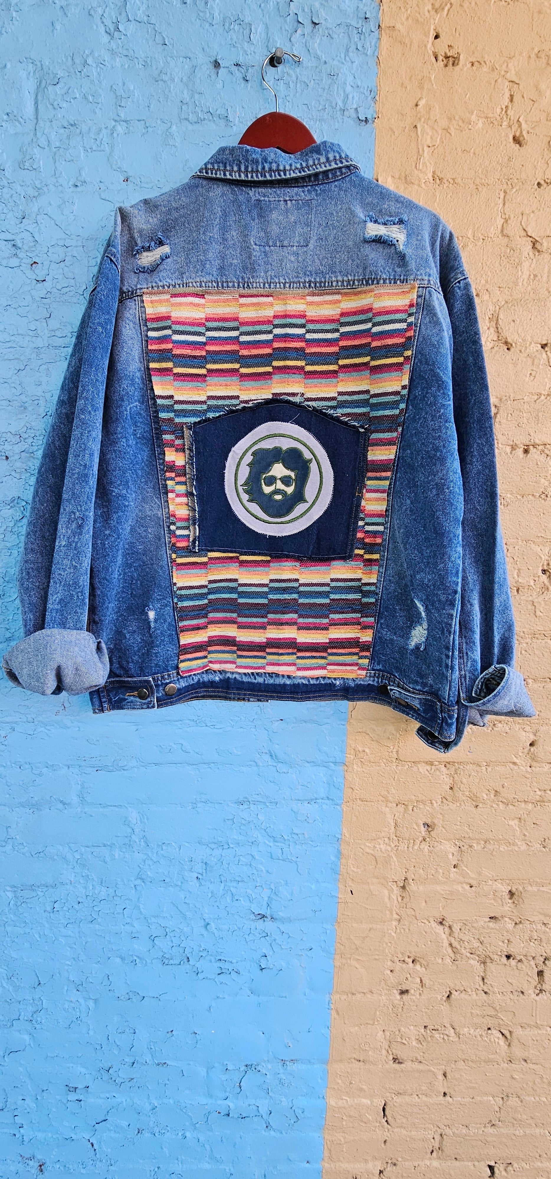 Grateful Dead Help Is On The Way Denim Jacket Size Medium