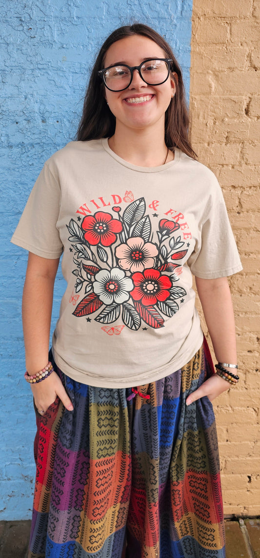 Wild and Free tee