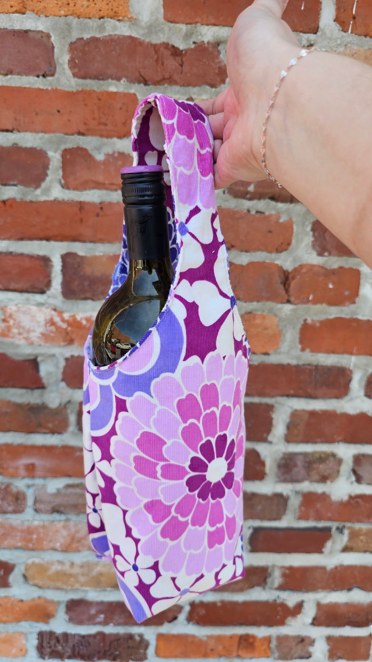 Wine Tote Handmade Bottle Carrier