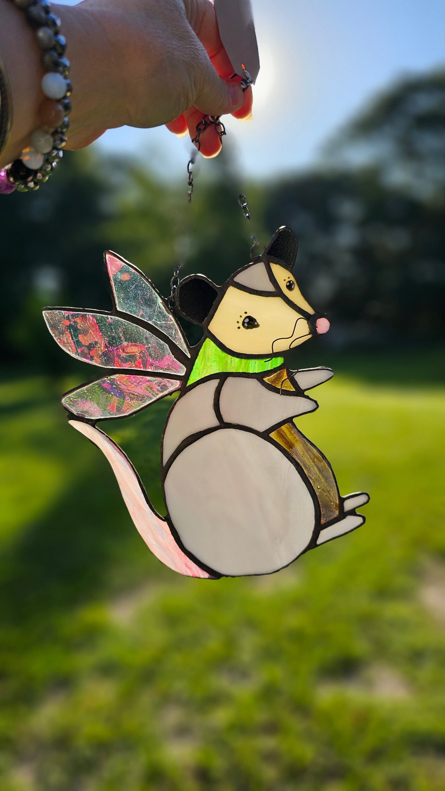 Stained Glass Fairy Possum