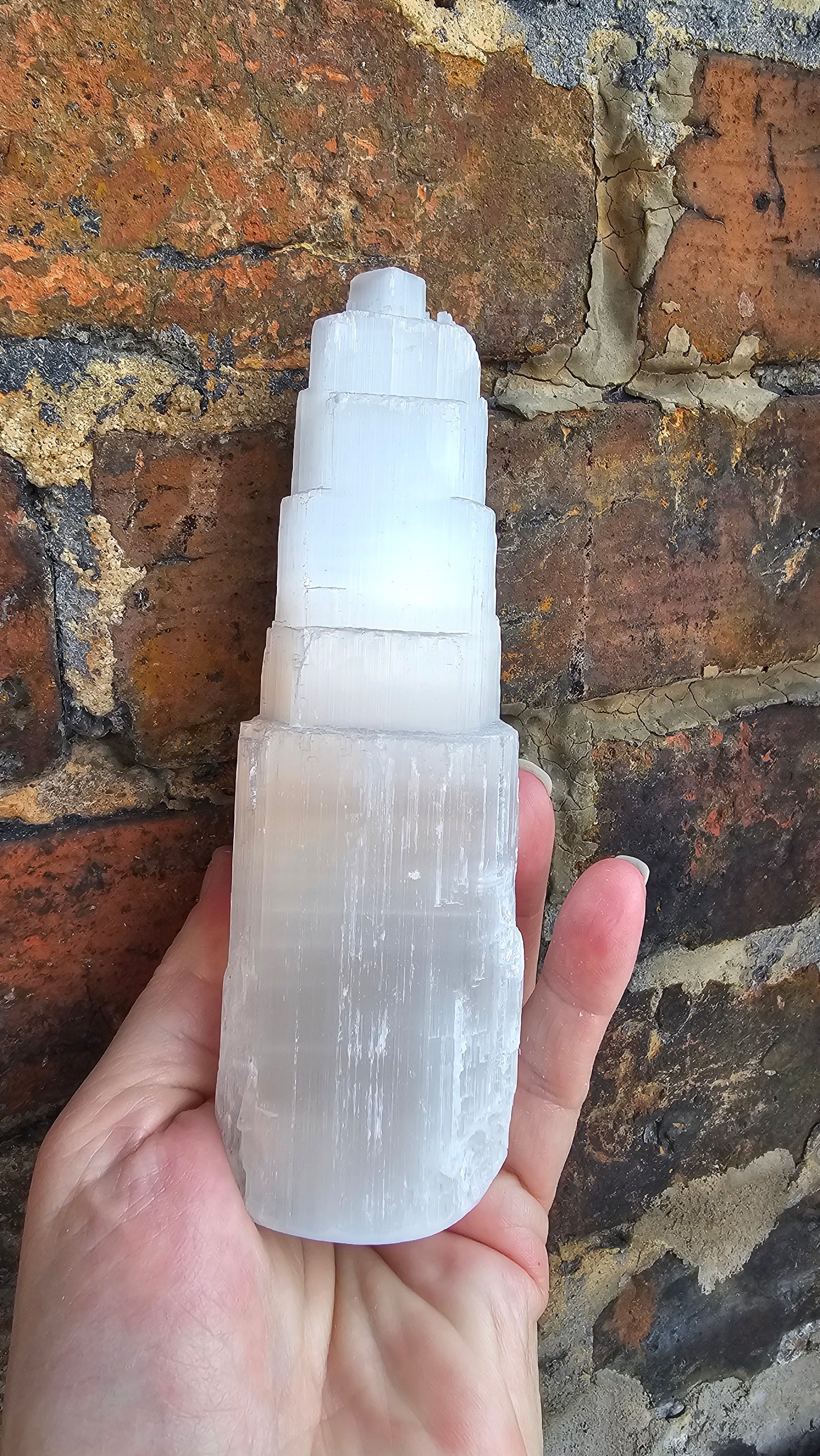 6" Selenite Tower | Natural Crystal for Energy Cleansing & Home Decor