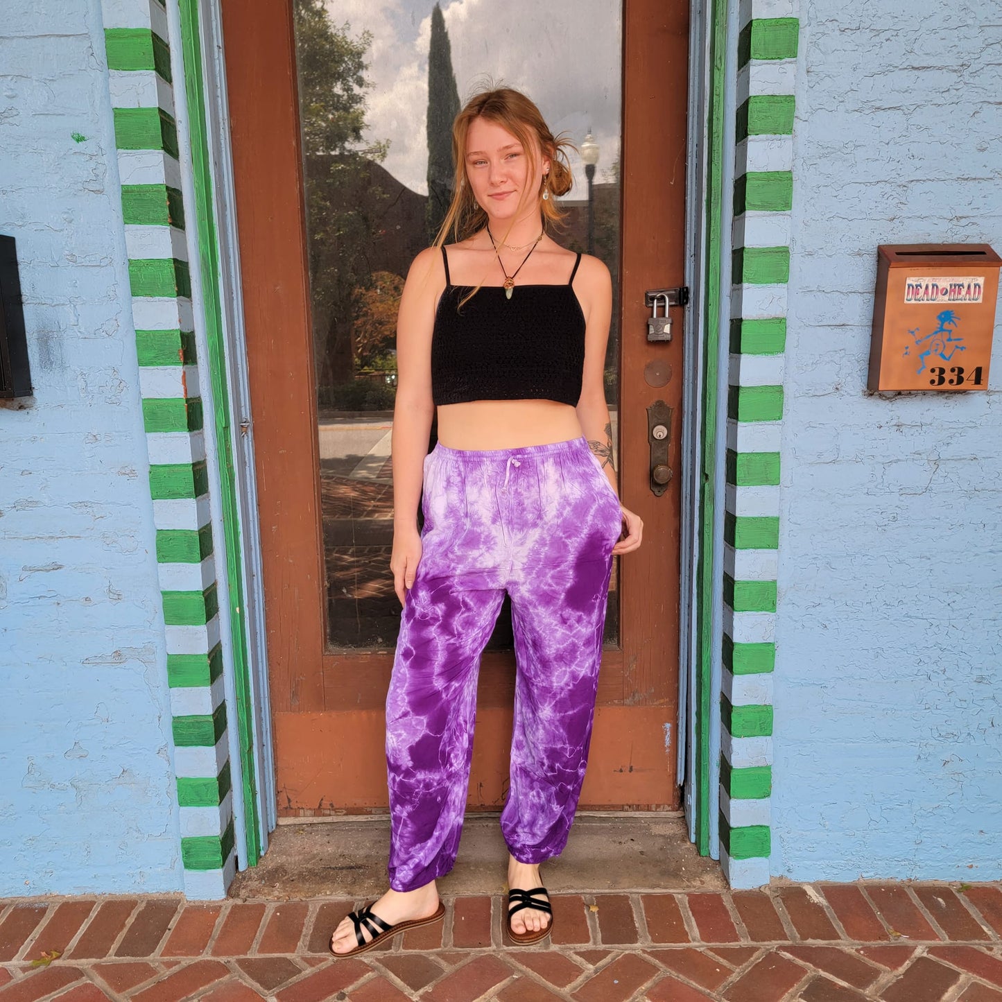 Tie Dye Yoga Massage Pants