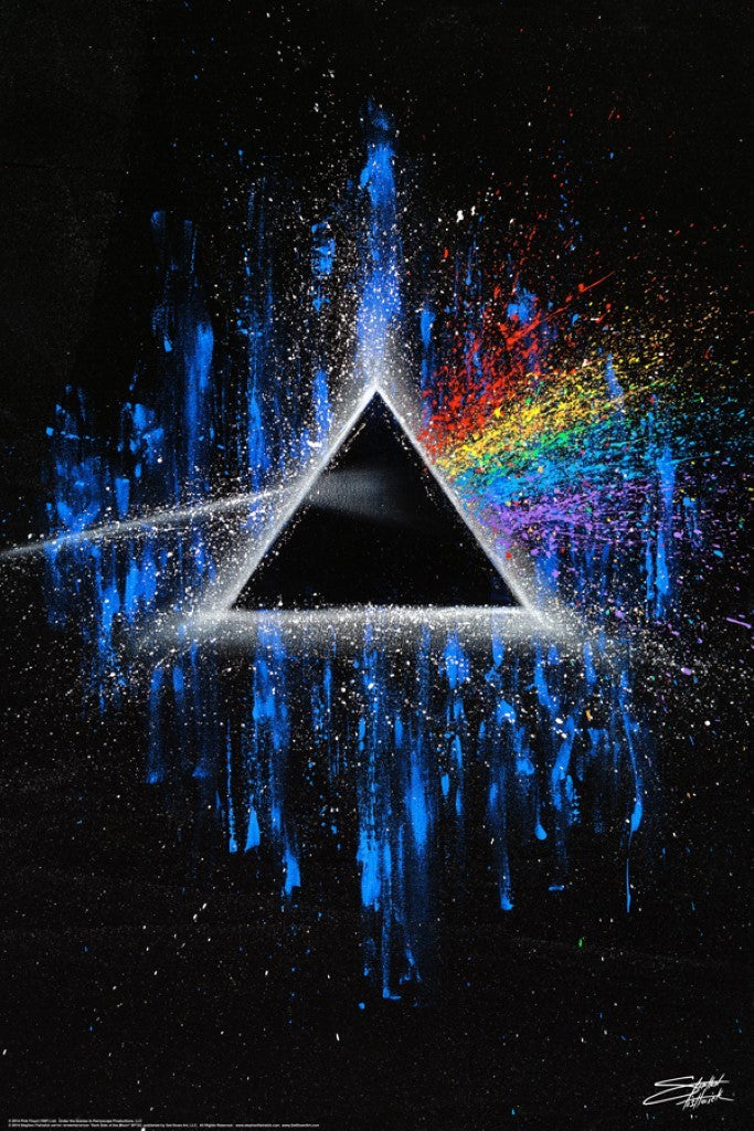 Pink Floyd Dark Side Of The Moon By Fishwick Poster