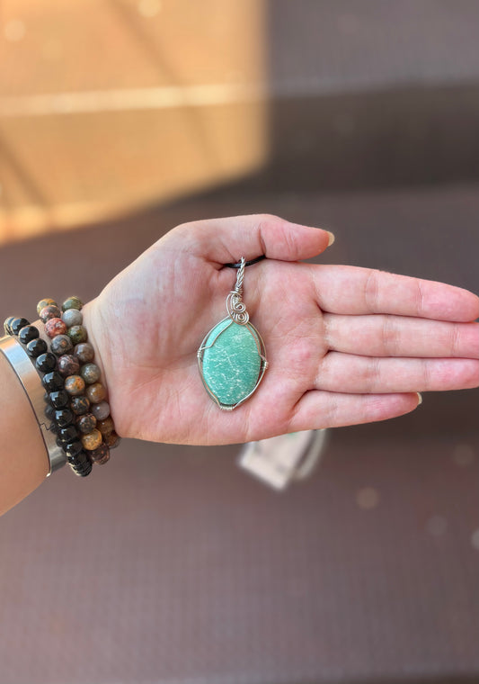 Amazonite Crystal Wrap