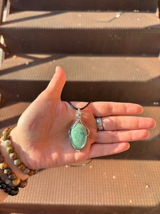 Amazonite Crystal Wrap