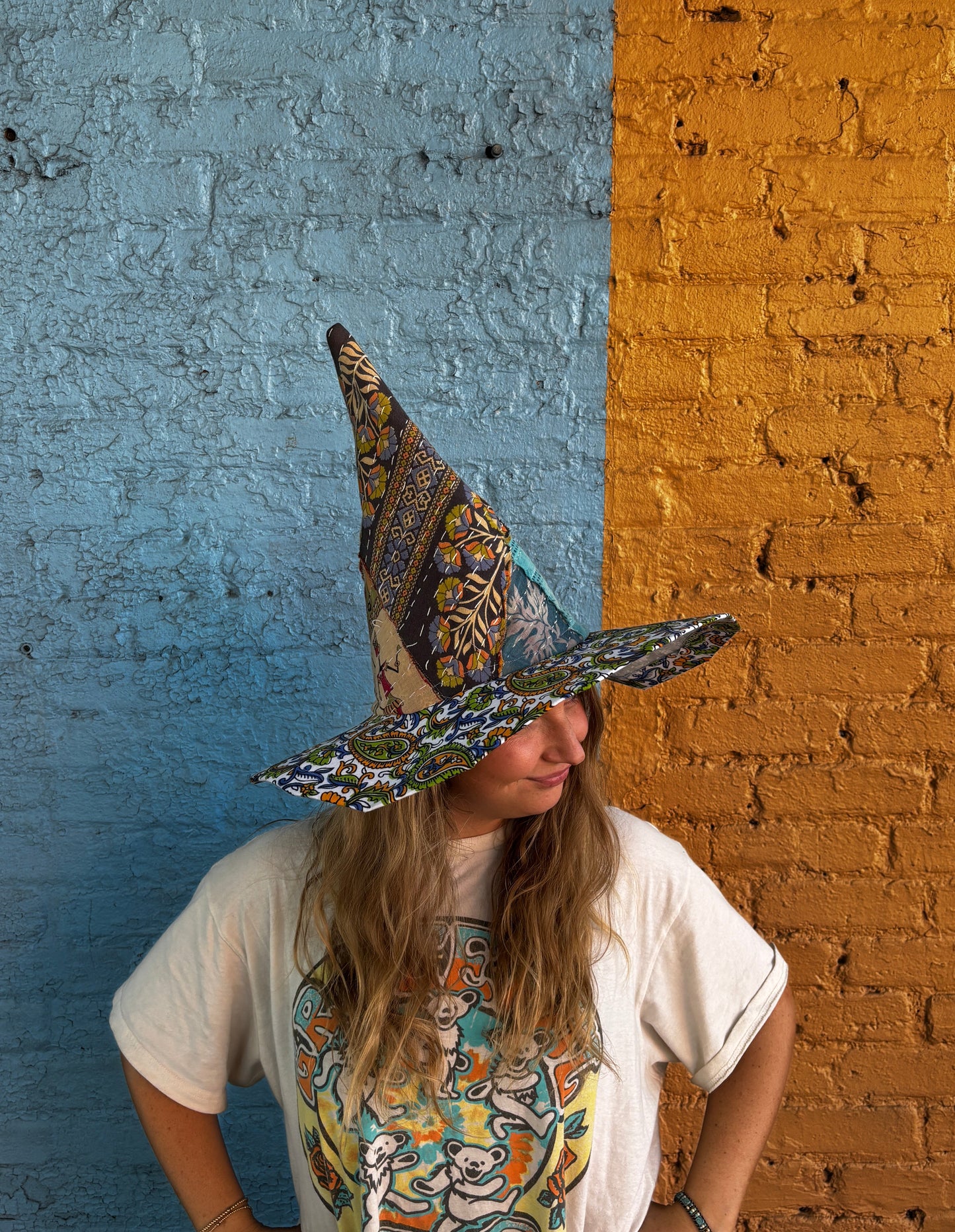 Handmade Cotton Witch Hat