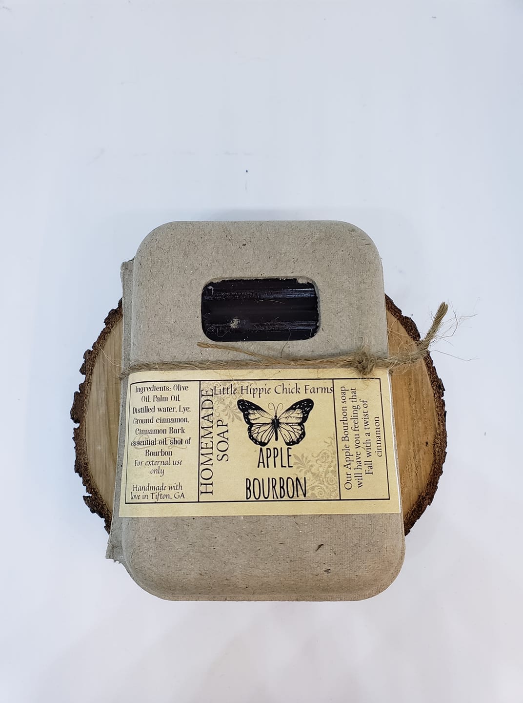 Apple Bourbon with Cinnamon Olive Oil Soap