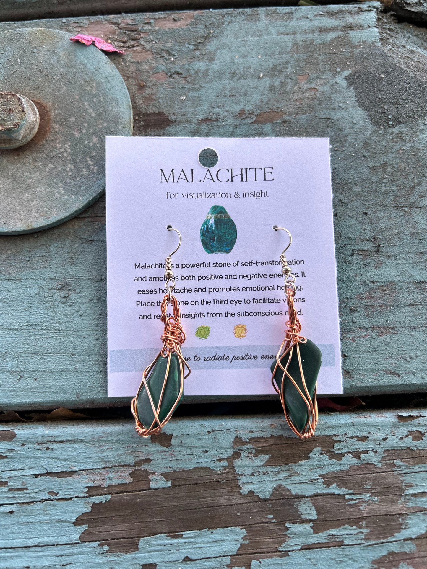 Malachite Earrings