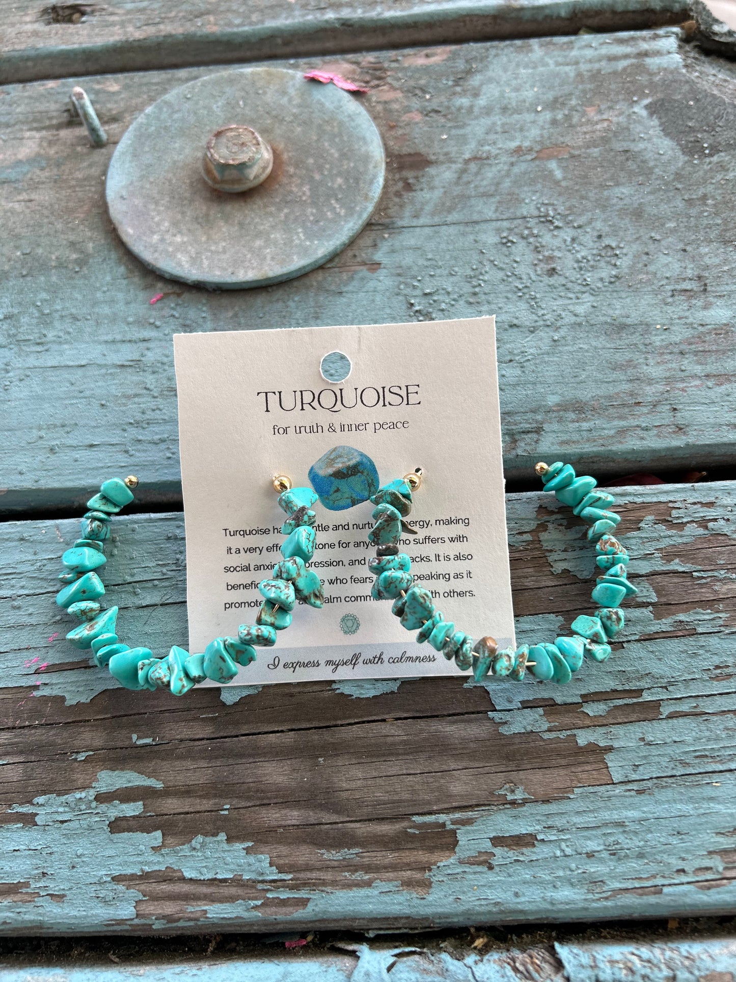 Turquoise Hoop Earrings