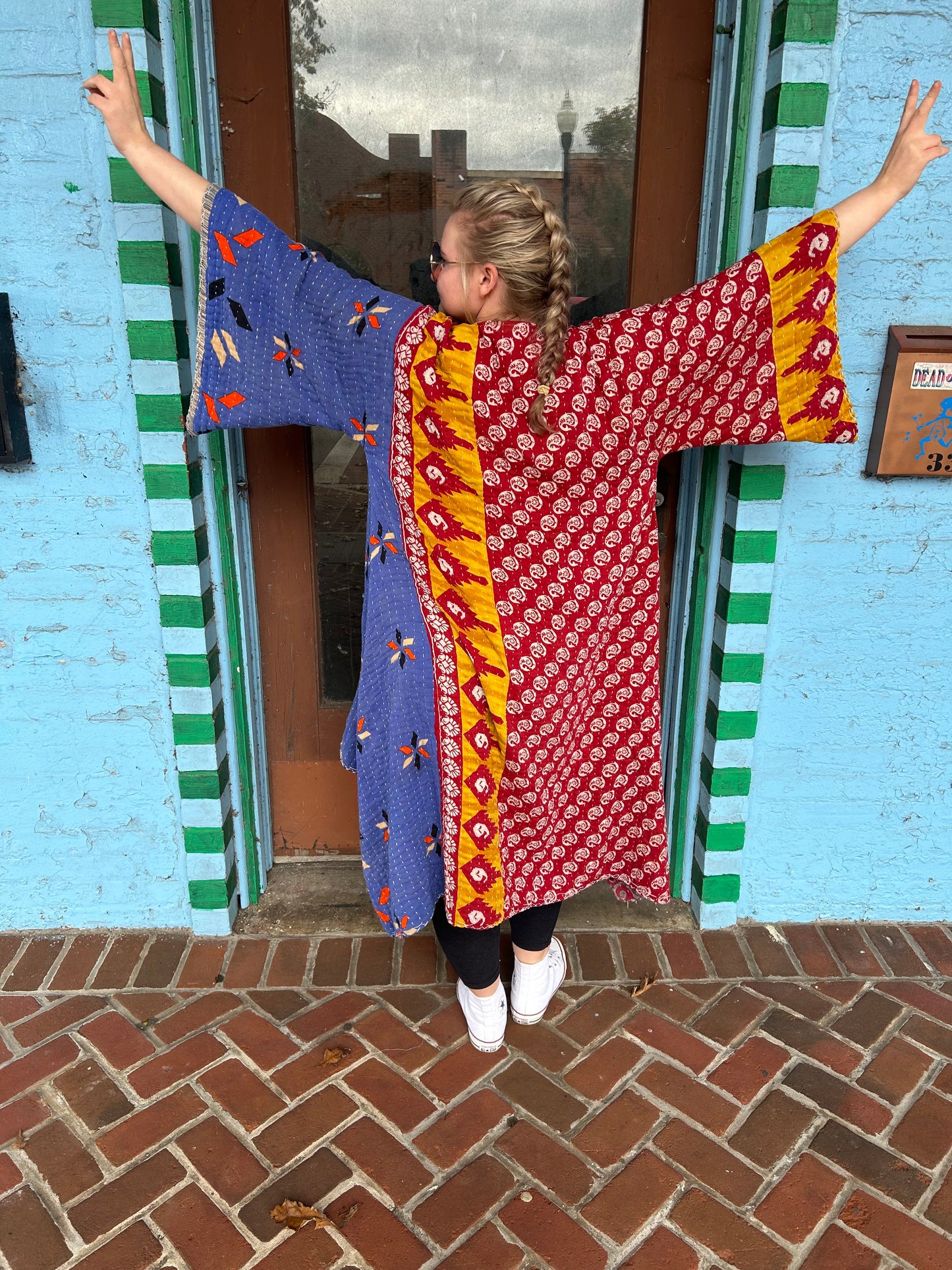 Pearl Kantha Kimono