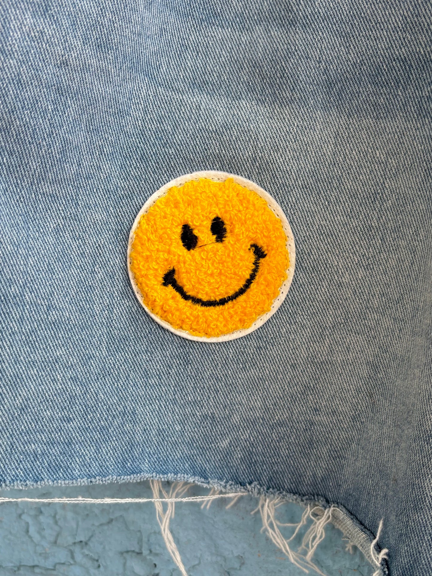 Upcycled Denim Shorts #11