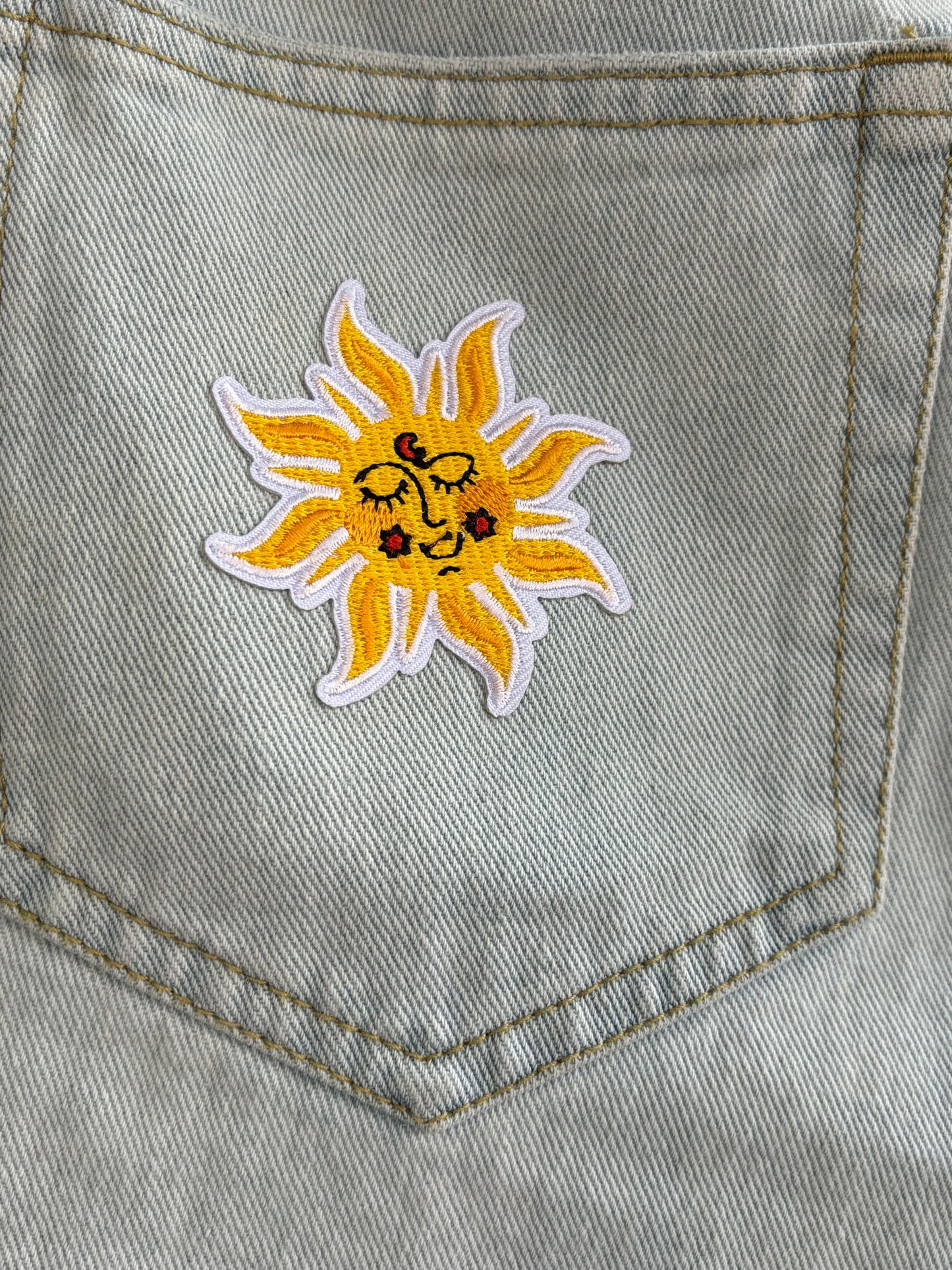 Upcycled Denim Shorts #12