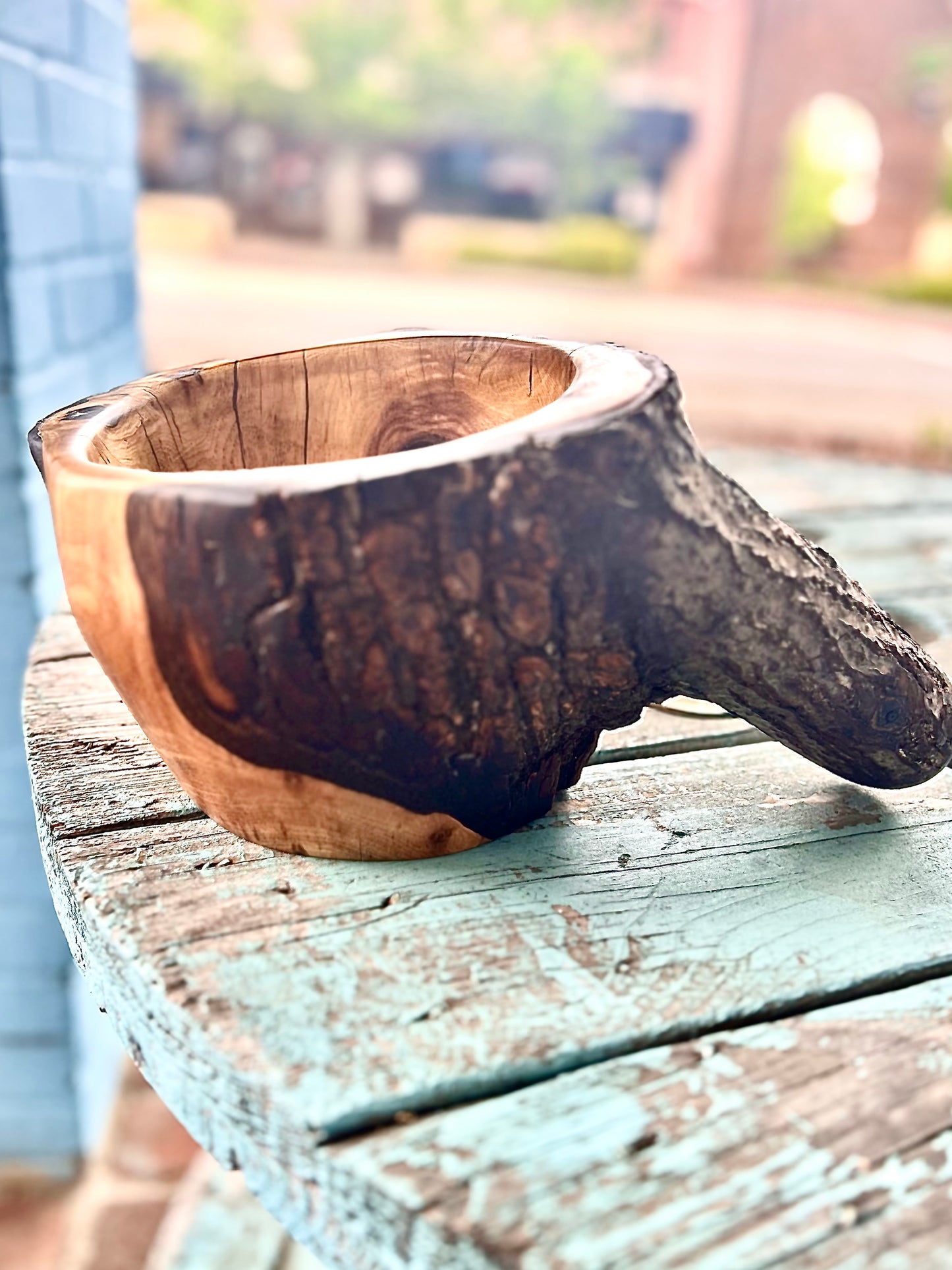 Handmade Black Walnut Wood Bowl