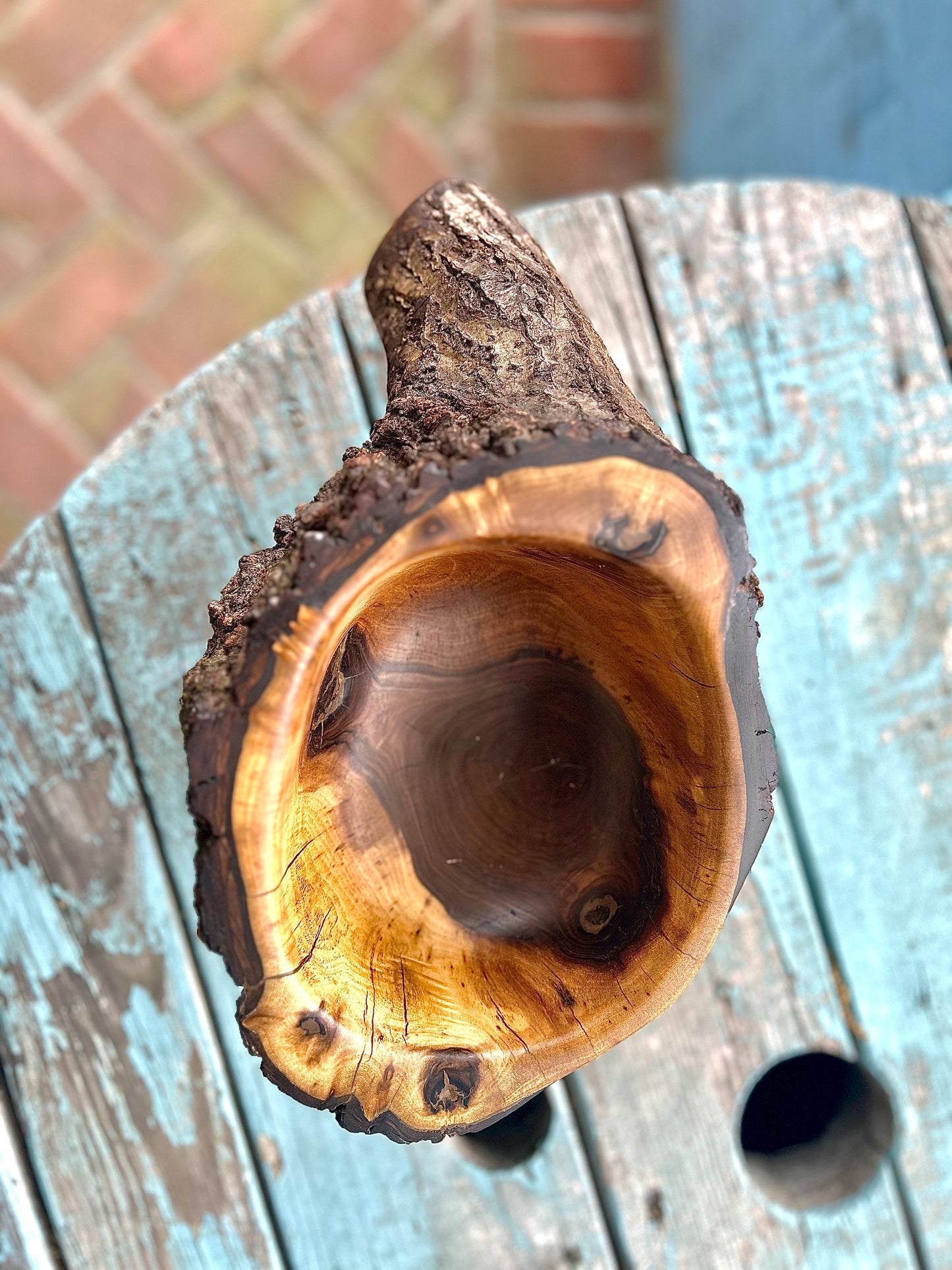 Handmade Black Walnut Wood Bowl