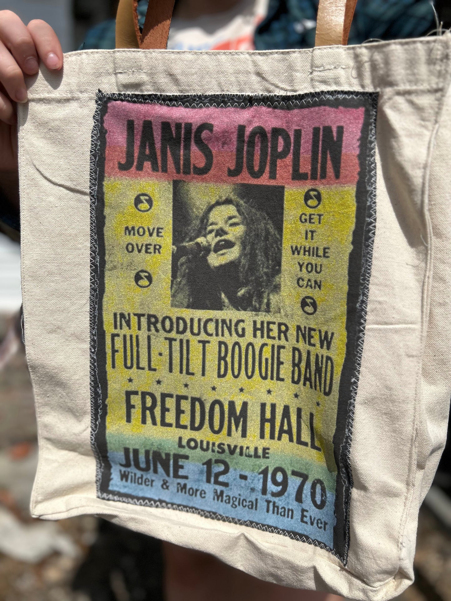 Janis Joplin Market Bag