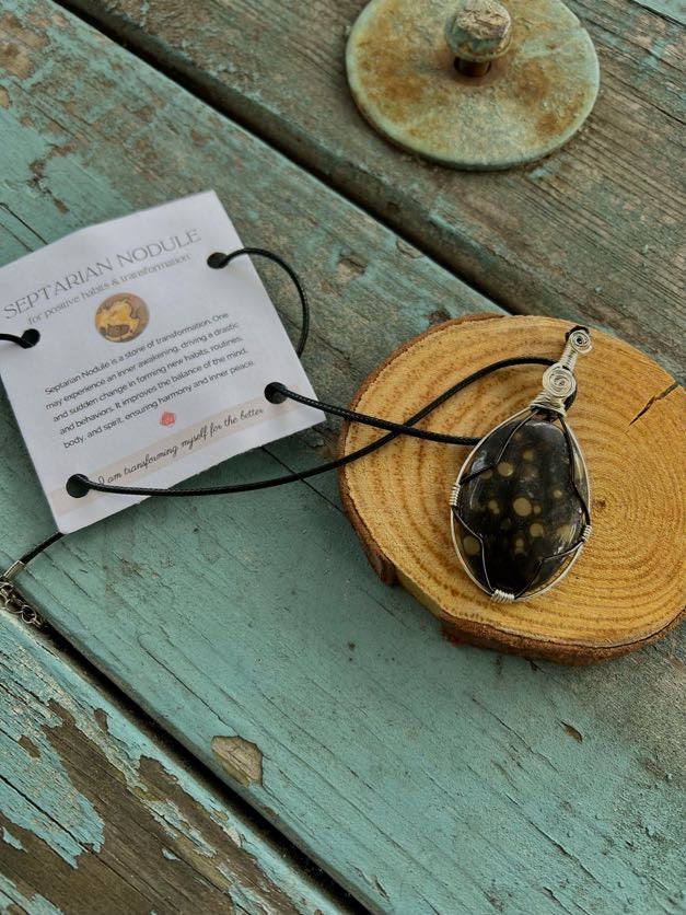 Septarian Nodule Necklace
