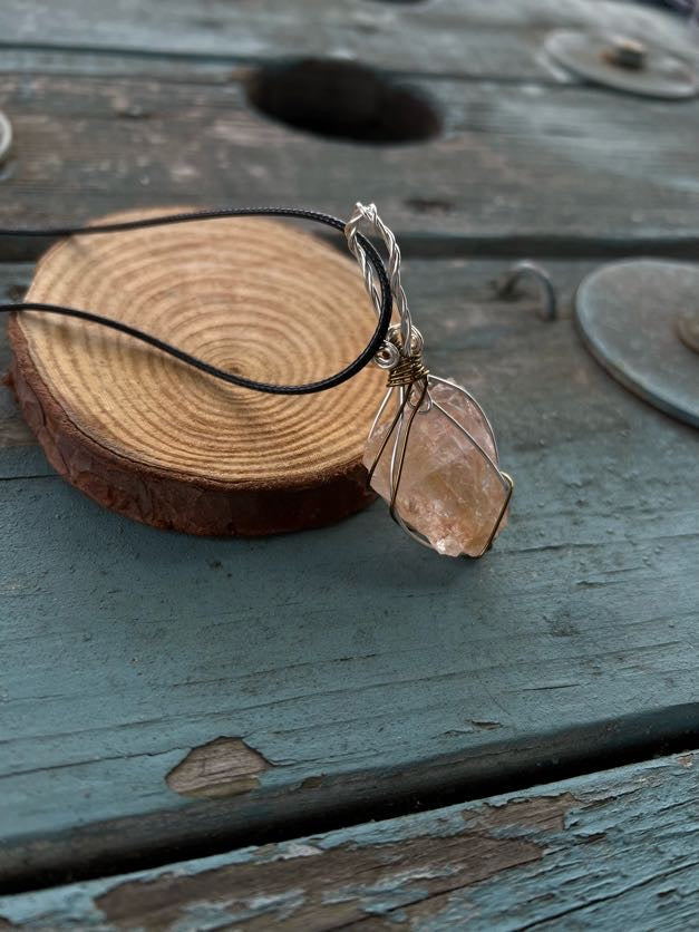 Fire Quartz Necklace