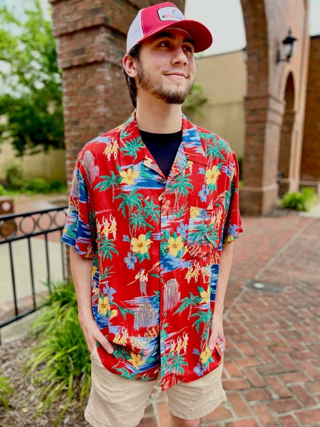 Psychedelic ALOHA Hawaiian Shirt