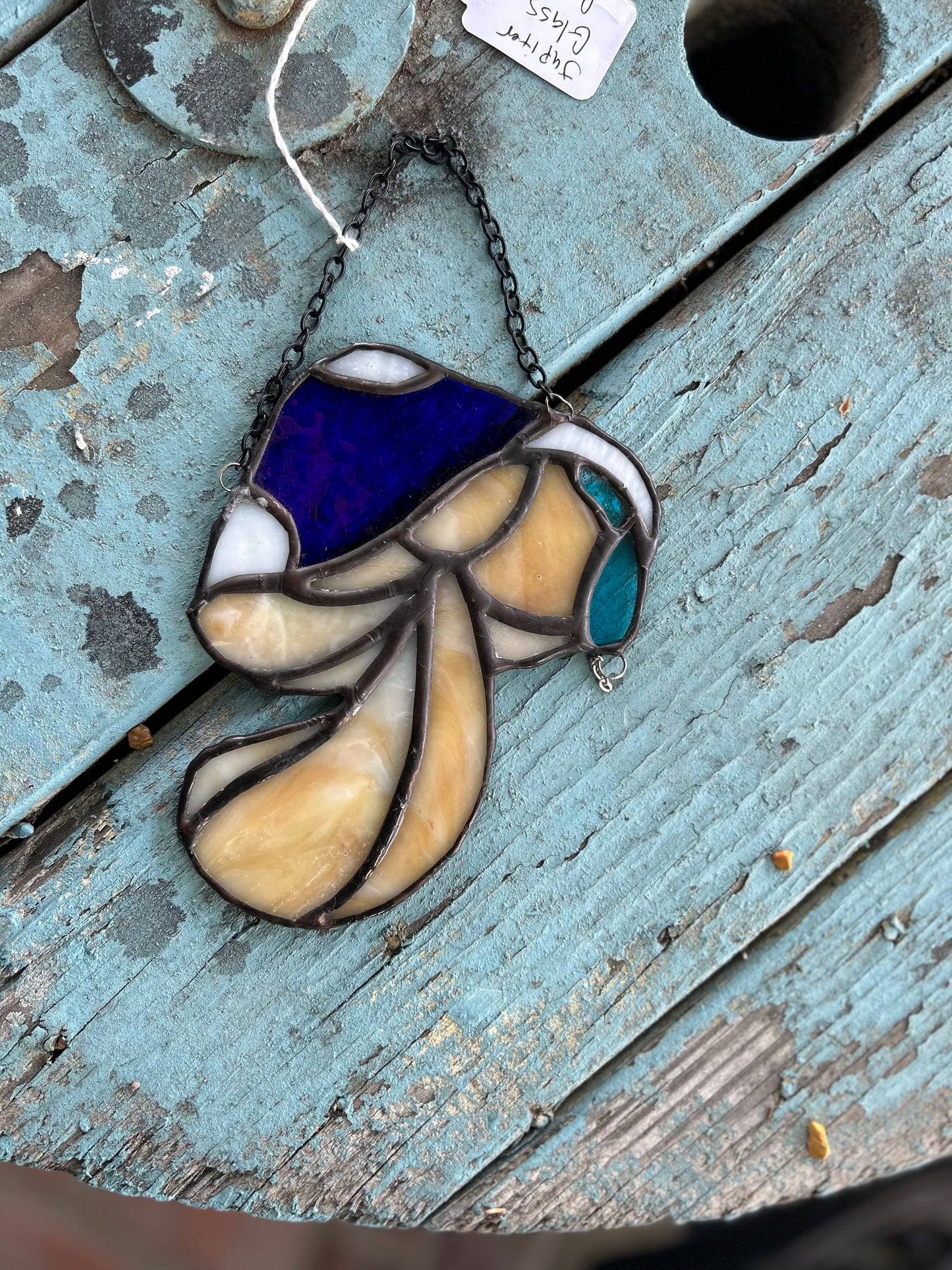 Mushroom Stained Glass Hanging