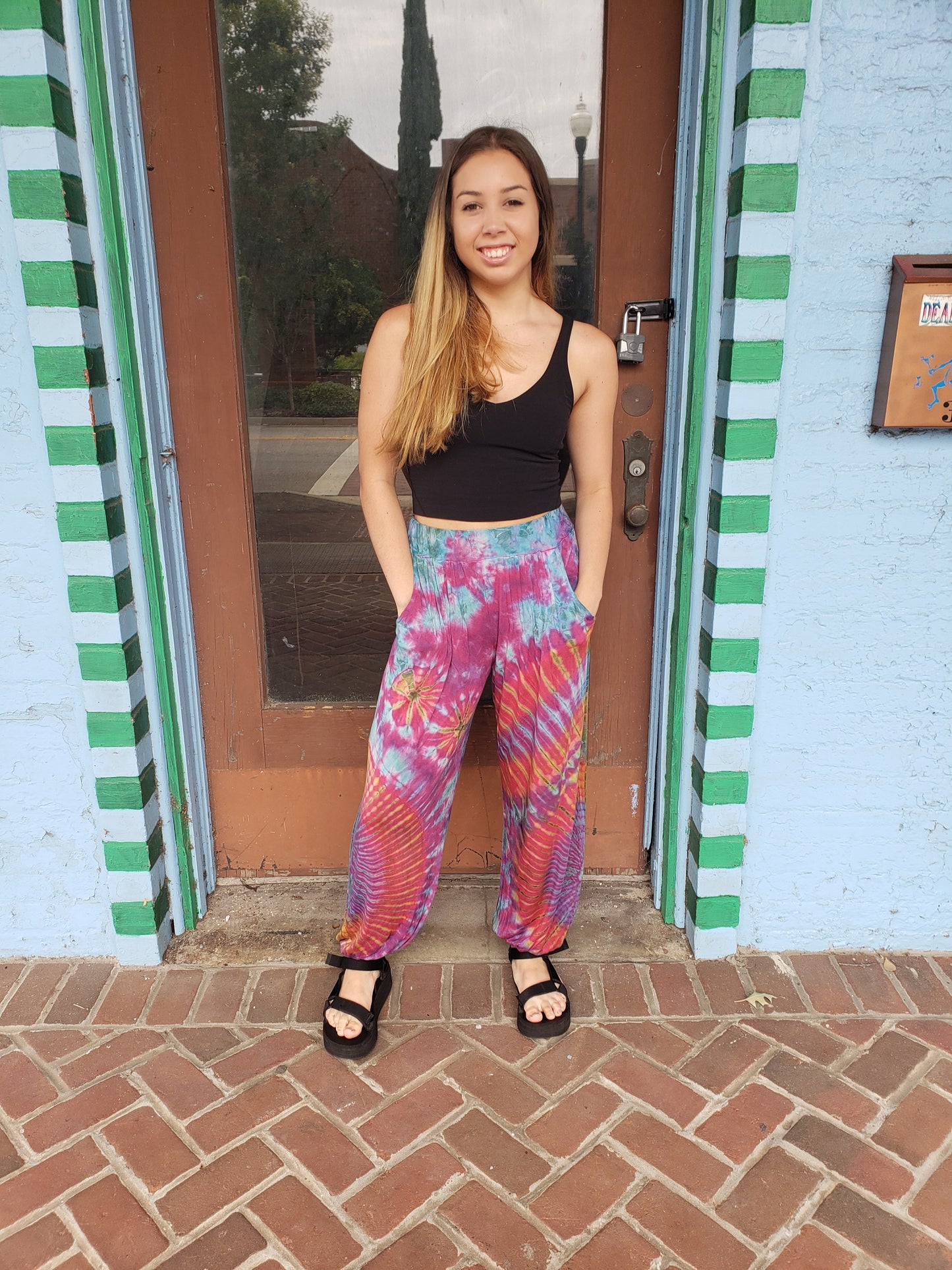 Tie-Dye Harem Pants