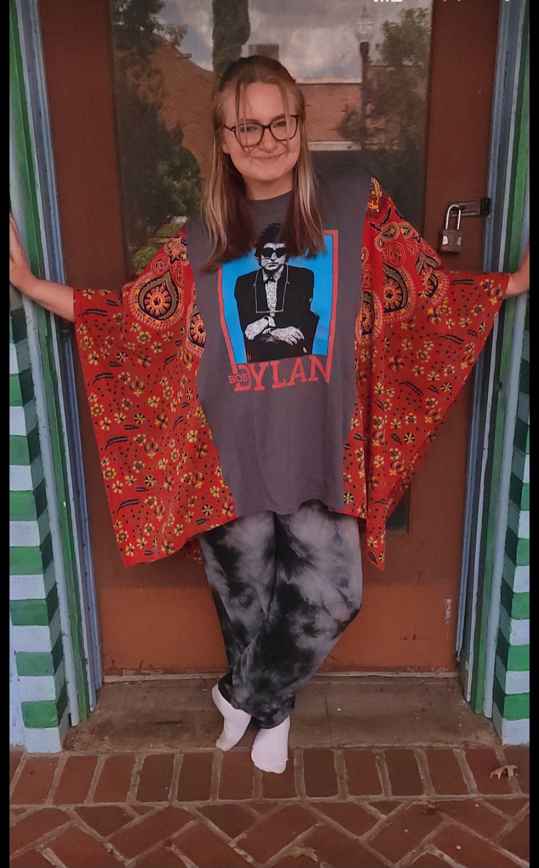 Bob Dylan Tapestry Poncho