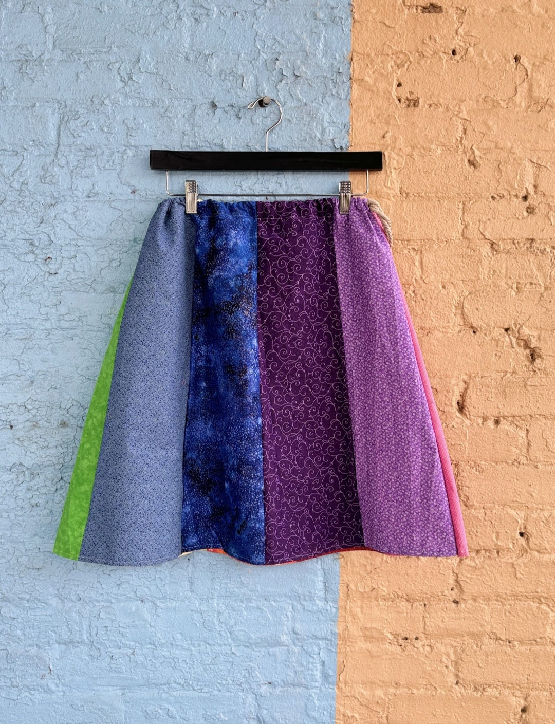 Rainbow Patchwork Skirt