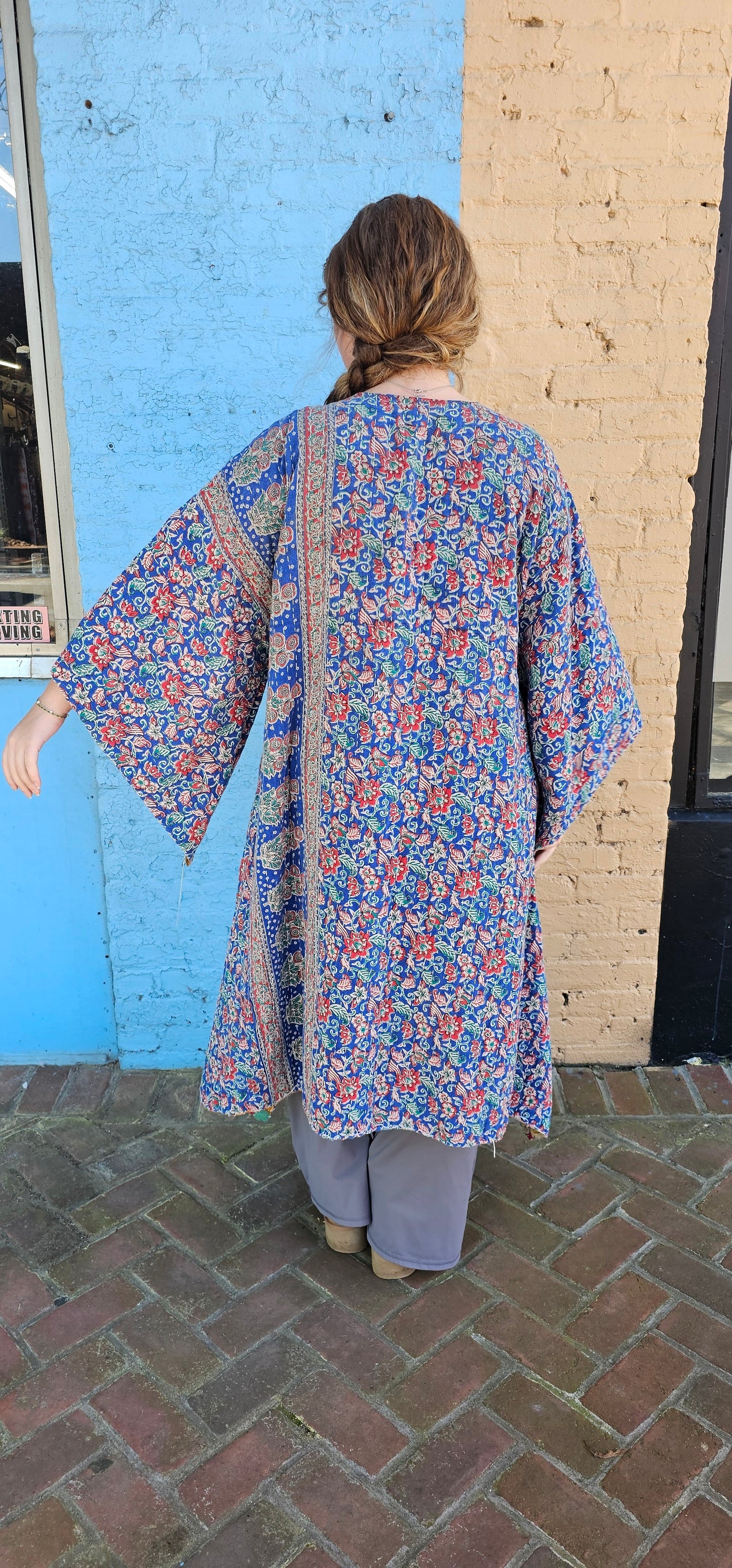 Kantha Kimono with pockets #1102