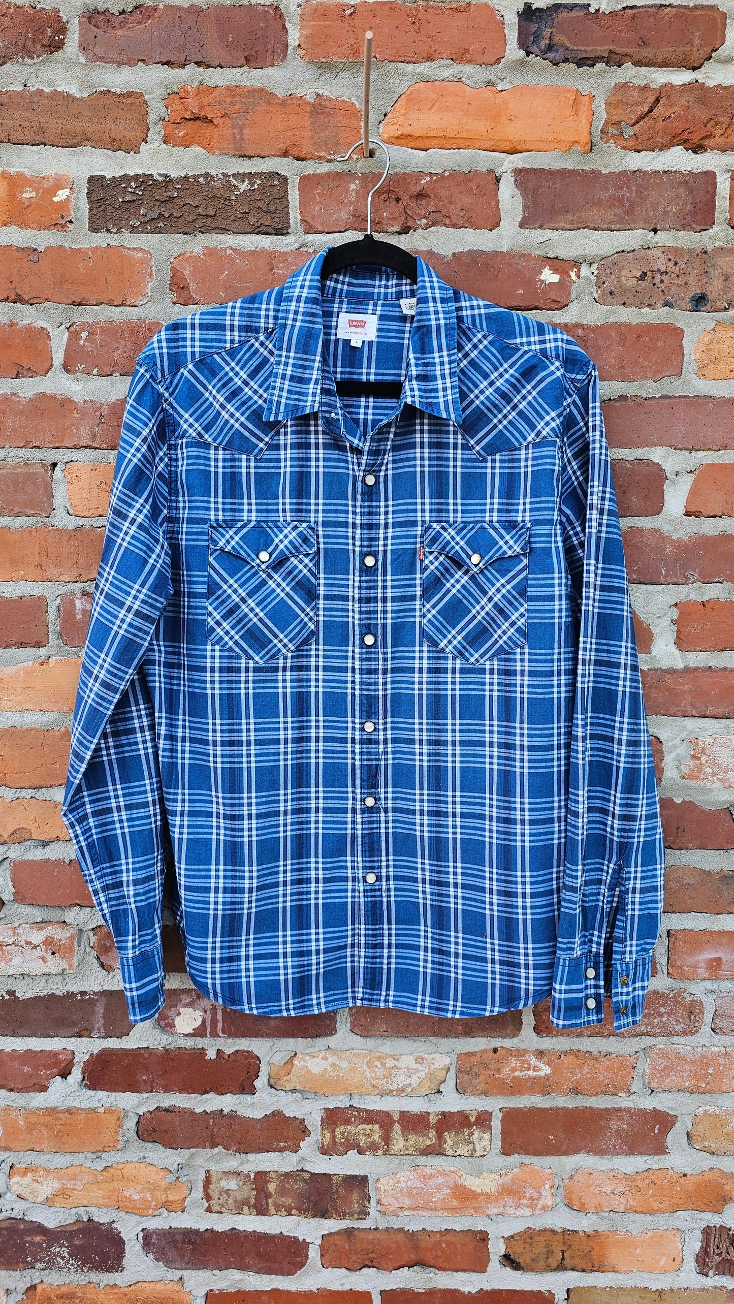 BMFS Levis Pearl Snap Shirt size Large