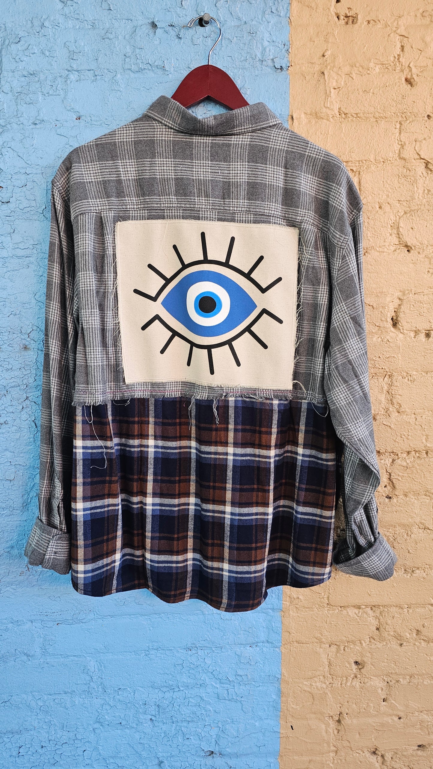 Evil Eye Reworked Flannel size XL