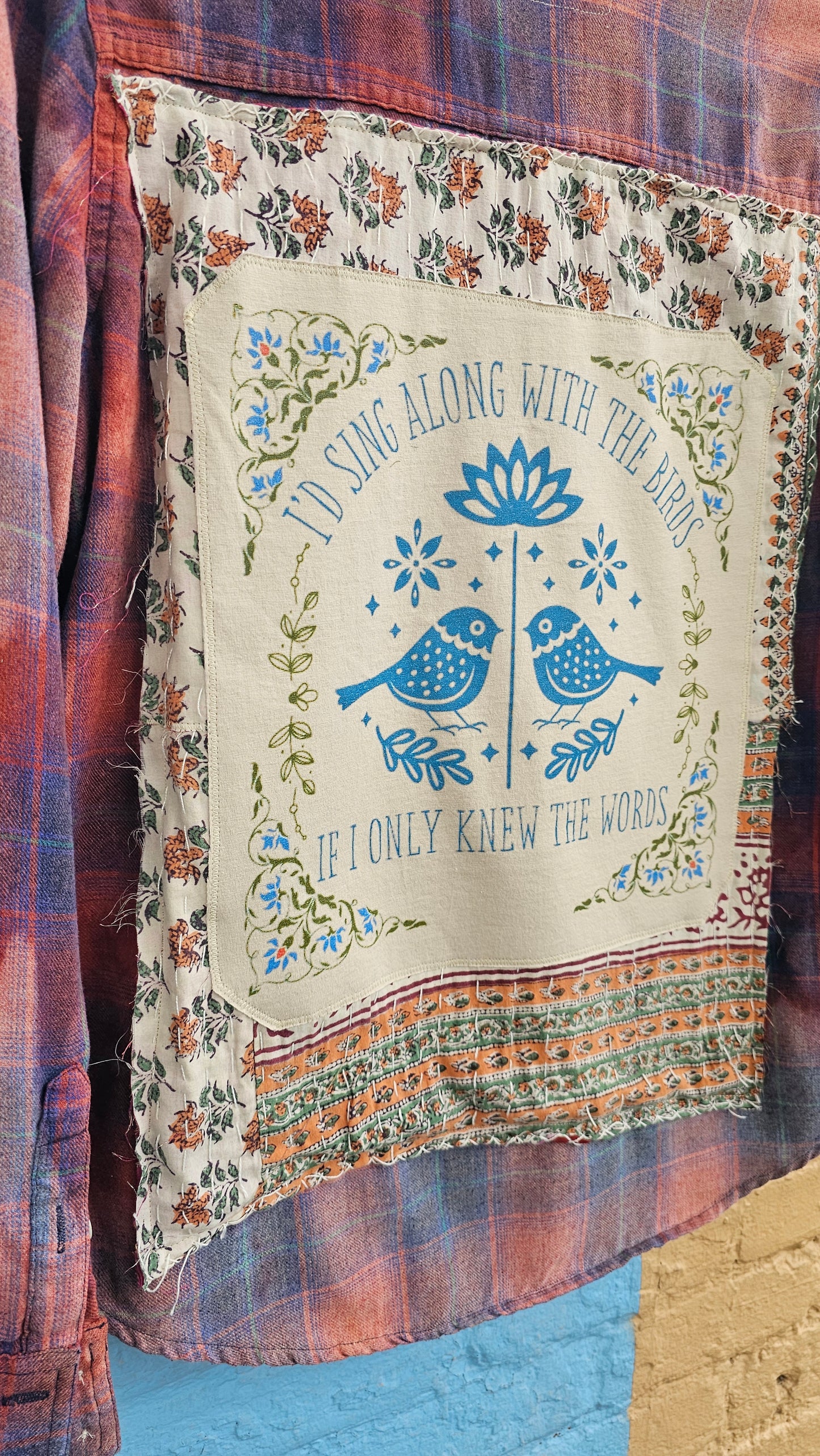 Gild the Lily Billy Strings Bleached Flannel size Large