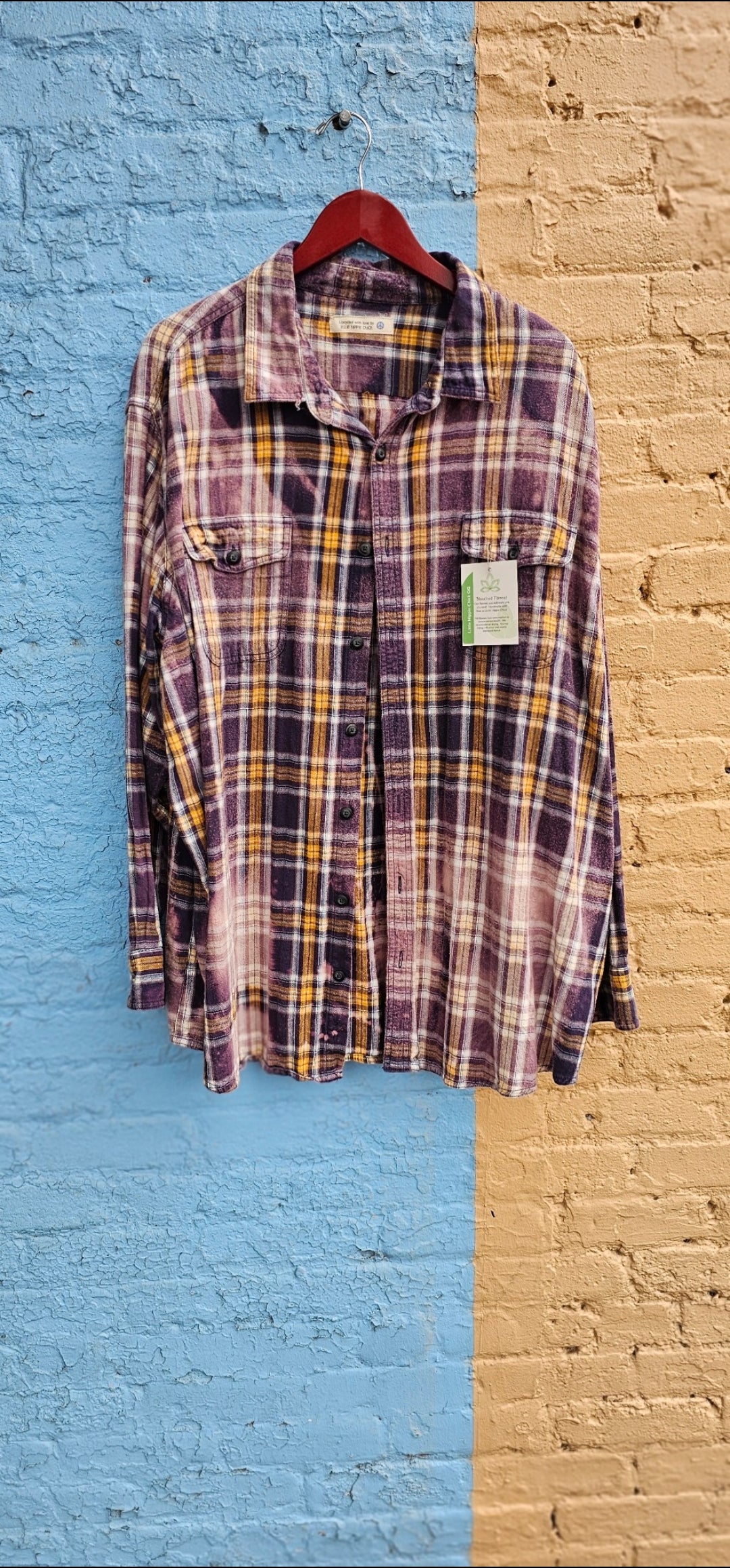Bowie Bleached Flannel size 2XL