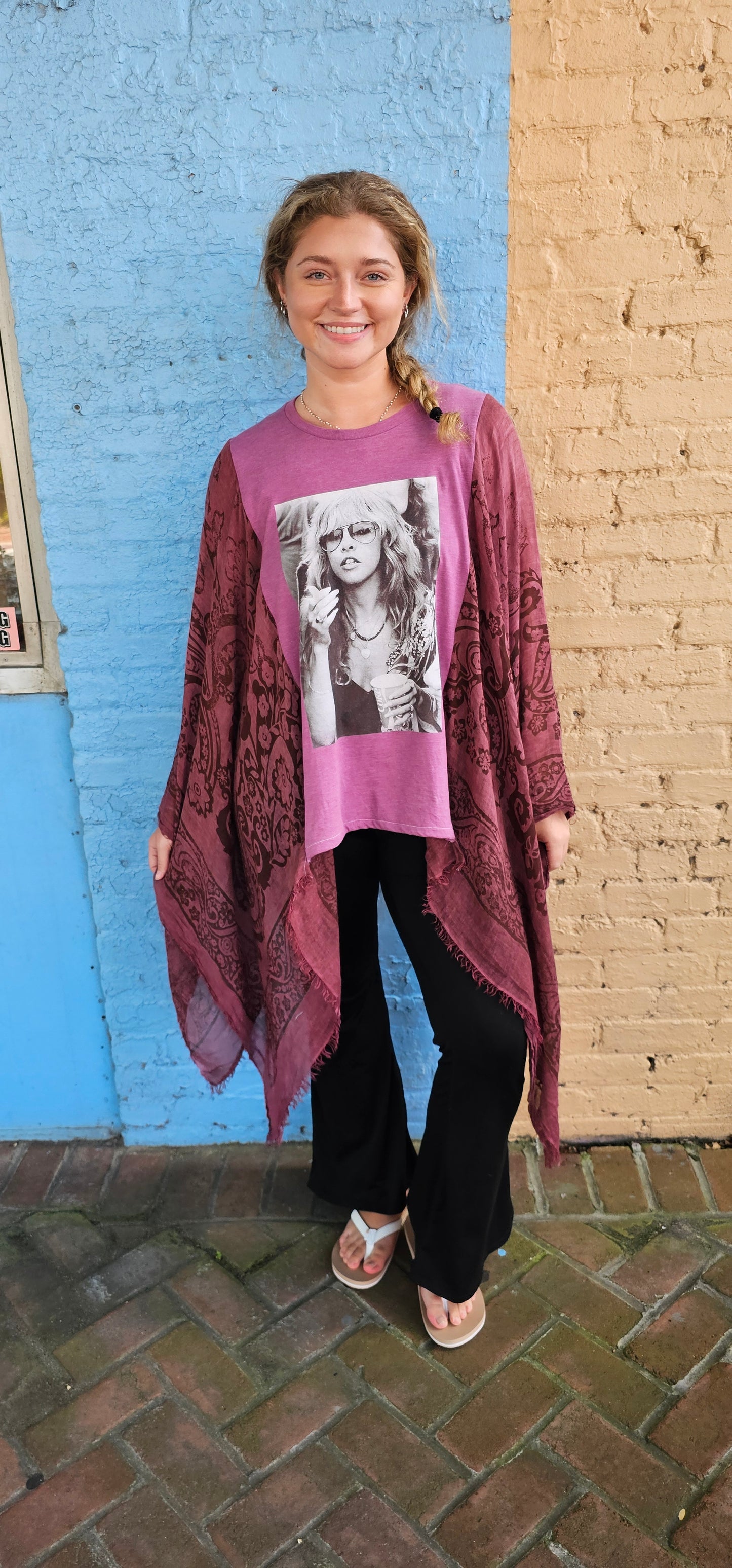 Stevie Nicks Diva Flow Top