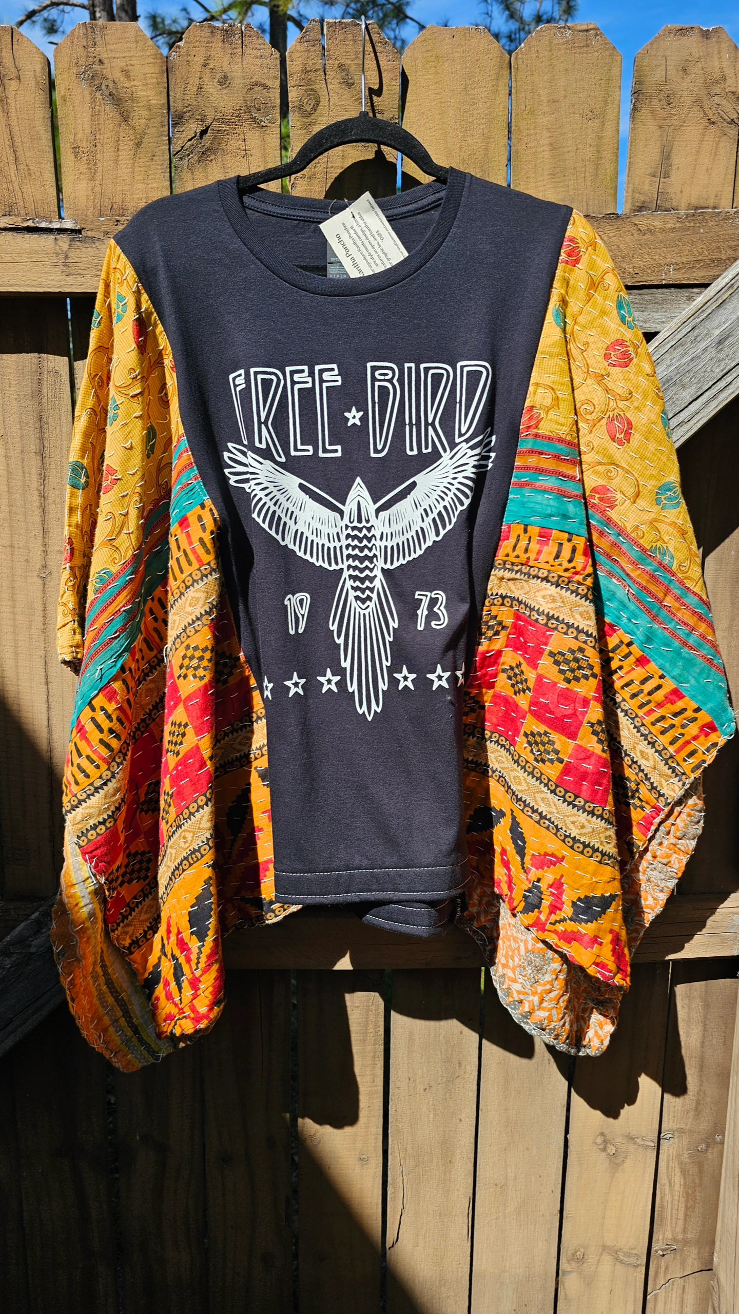 Freebird Kantha Poncho