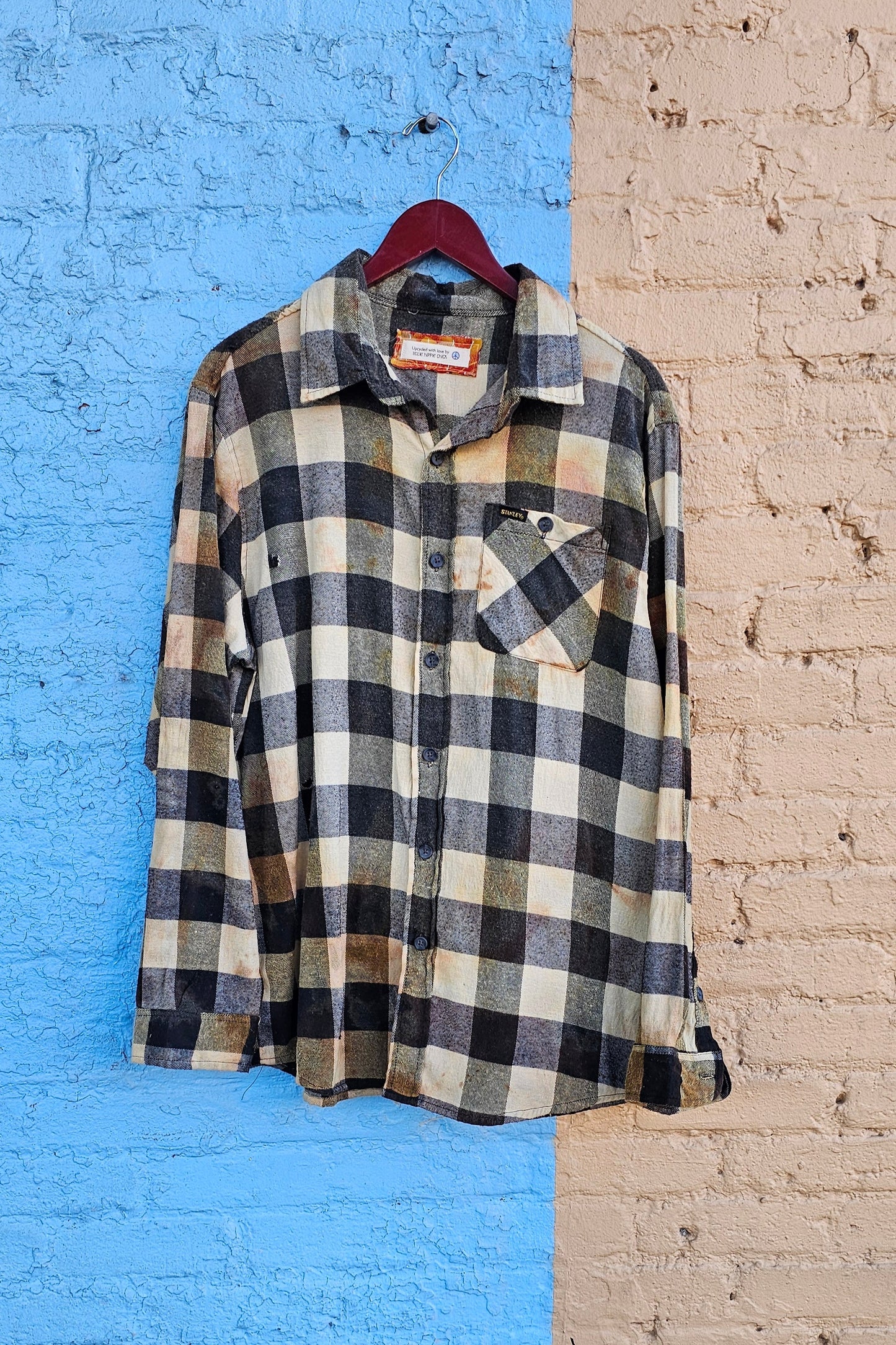 Grateful Dead Stealie Flannel size Large