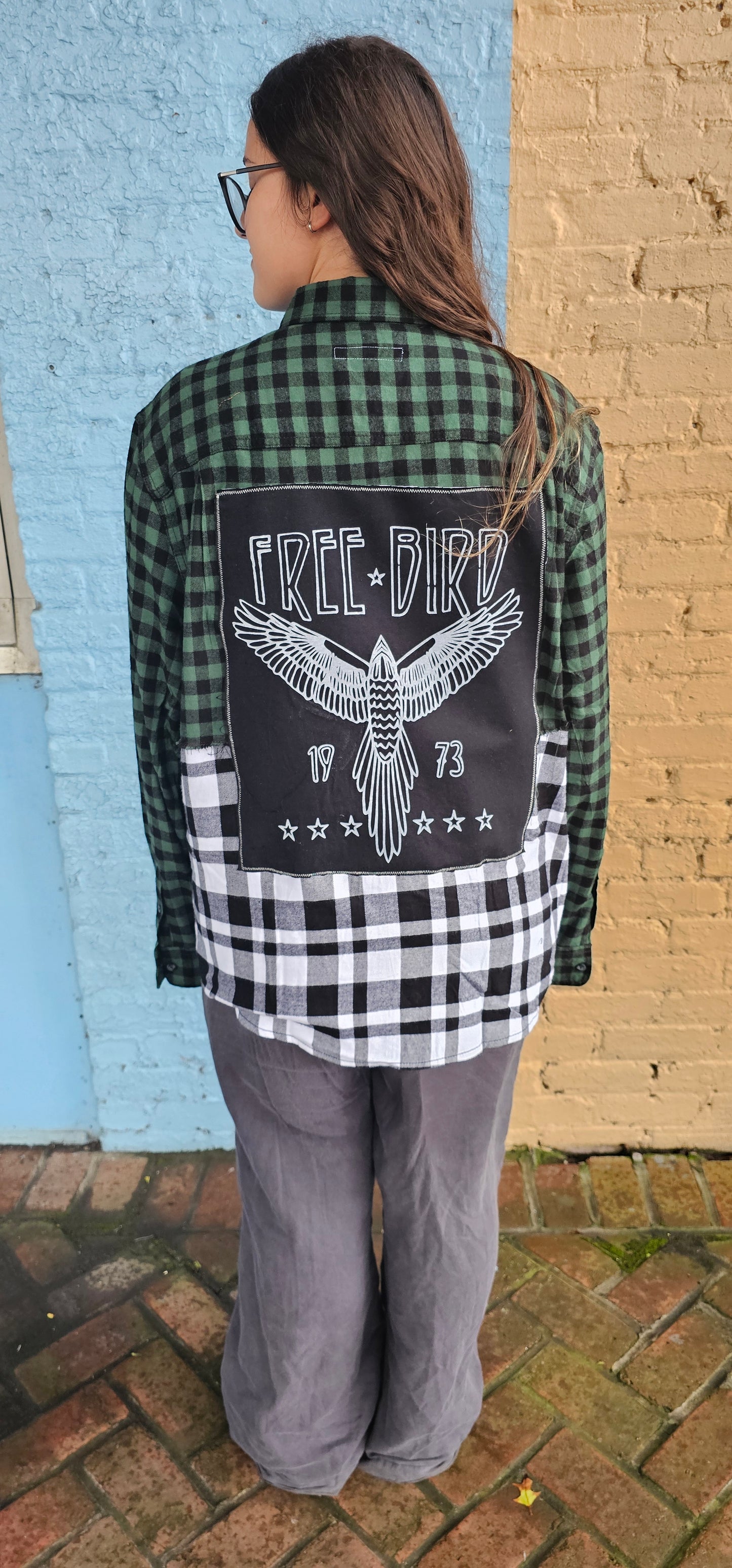 Freebird Reworked Flannel size XL