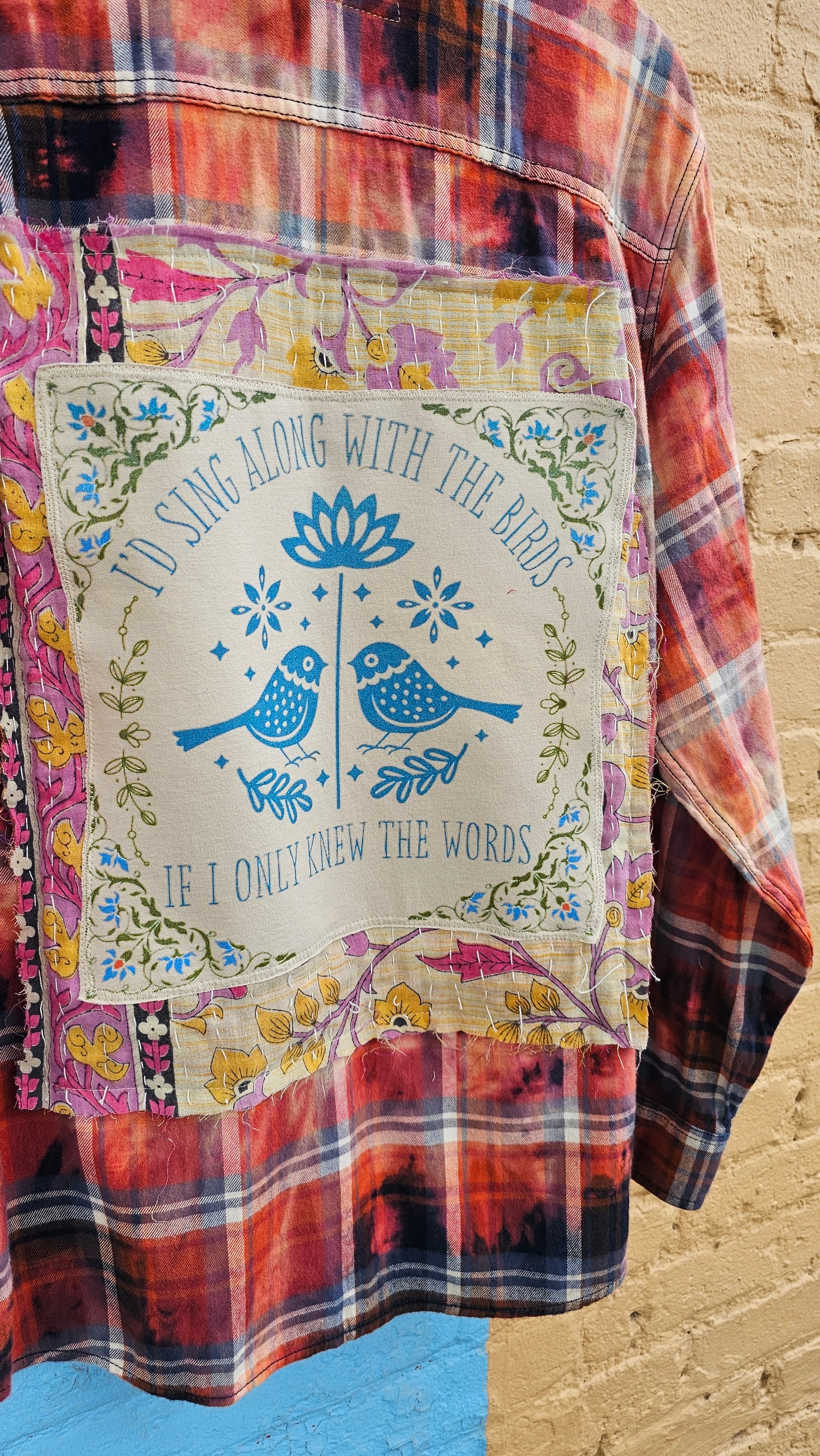 Billy Strings Gild the Lily Bleached Flannel size LARGE