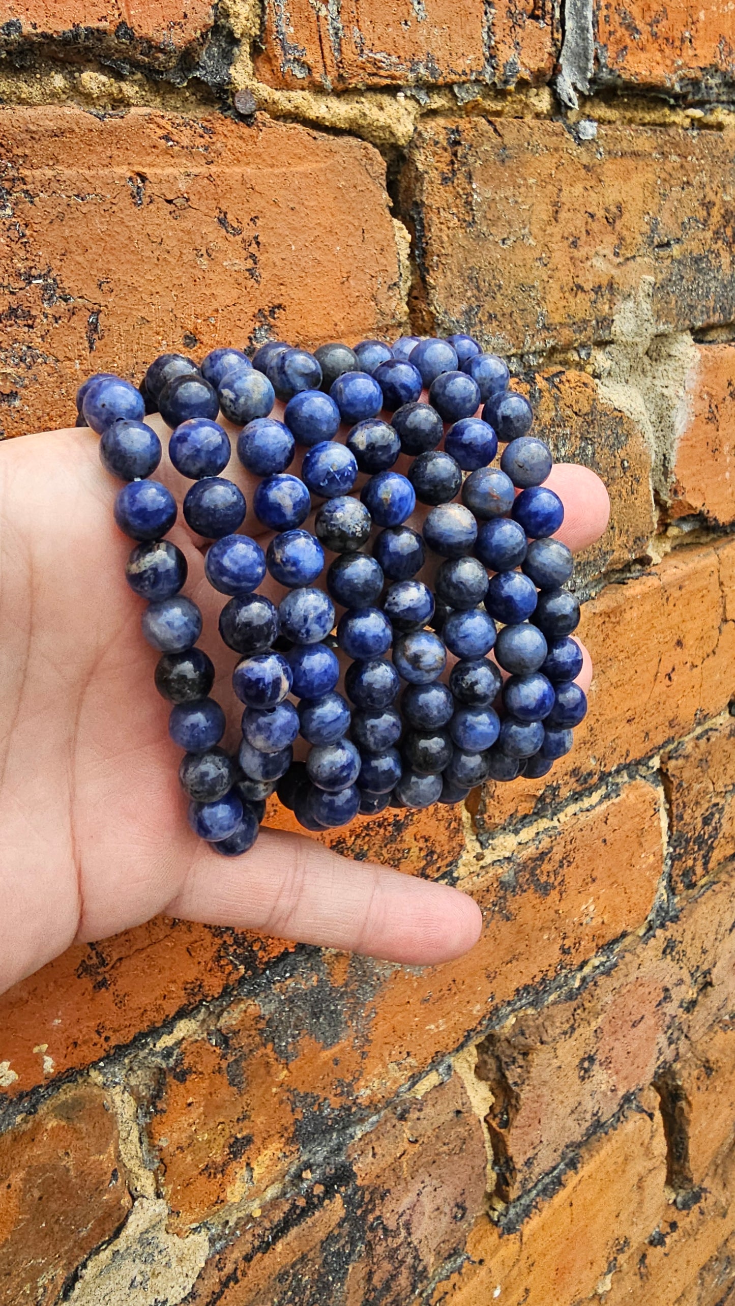 Sodalite Crystal Bracelet – 8mm Beads | Clarity, Calm & Inner Balance