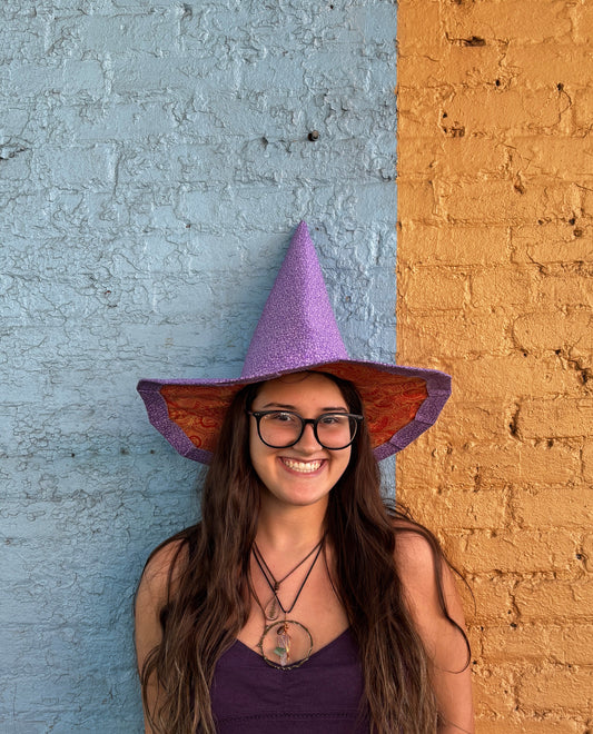 Handmade Cotton Witch Hat